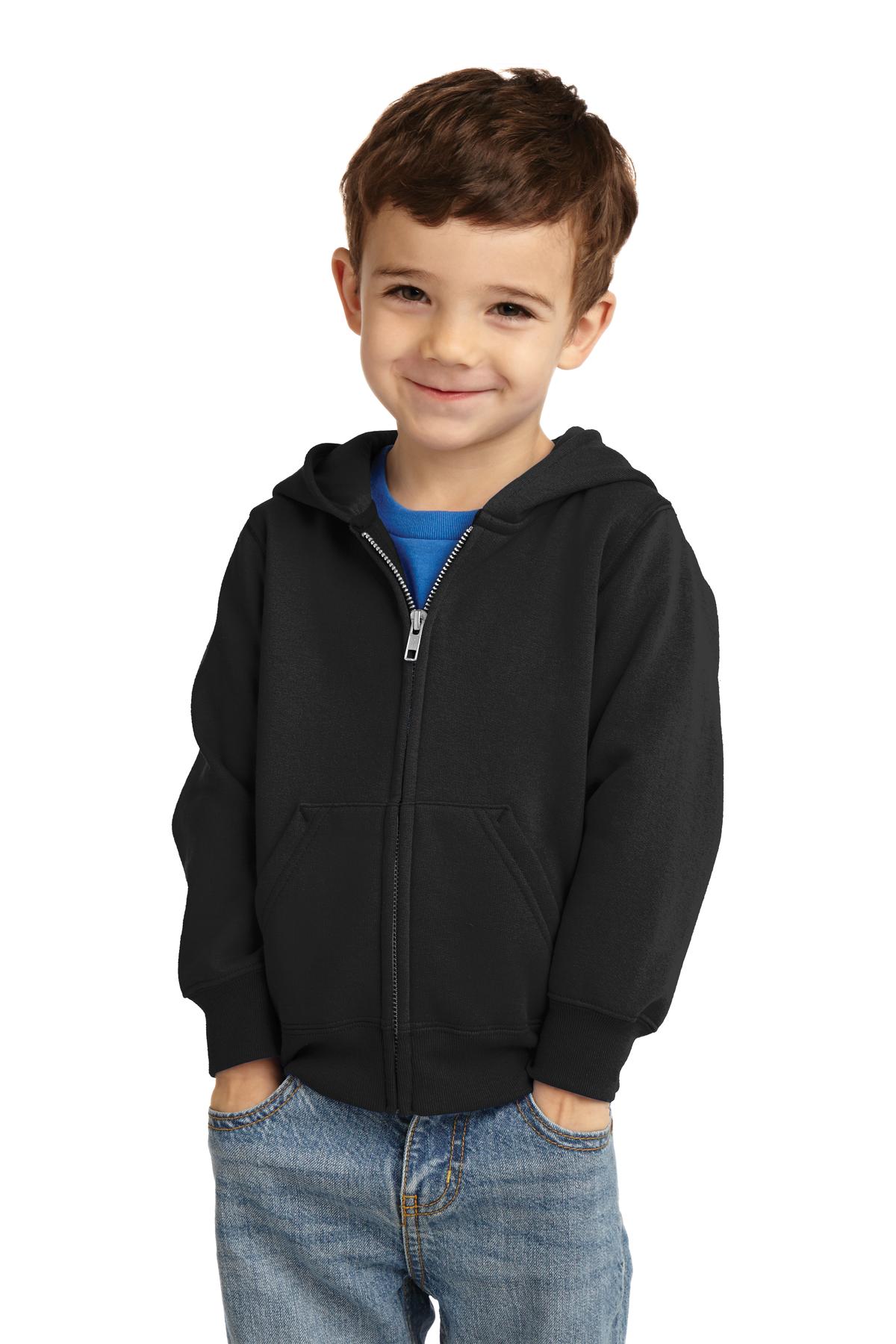 Port & Co ™  Toddler Core Fleece Full-Zip Hooded Sweatshirt. CAR78TZH