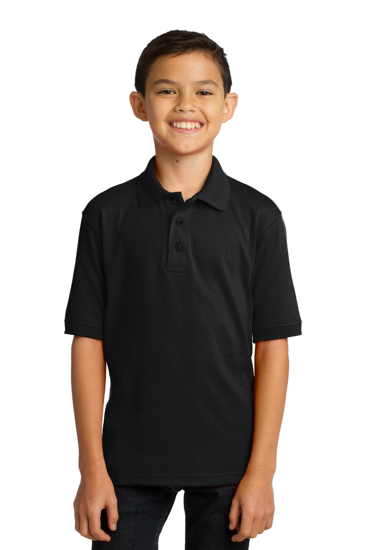 Port & Co ™  Youth Core Blend Jersey Knit Polo. KP55Y