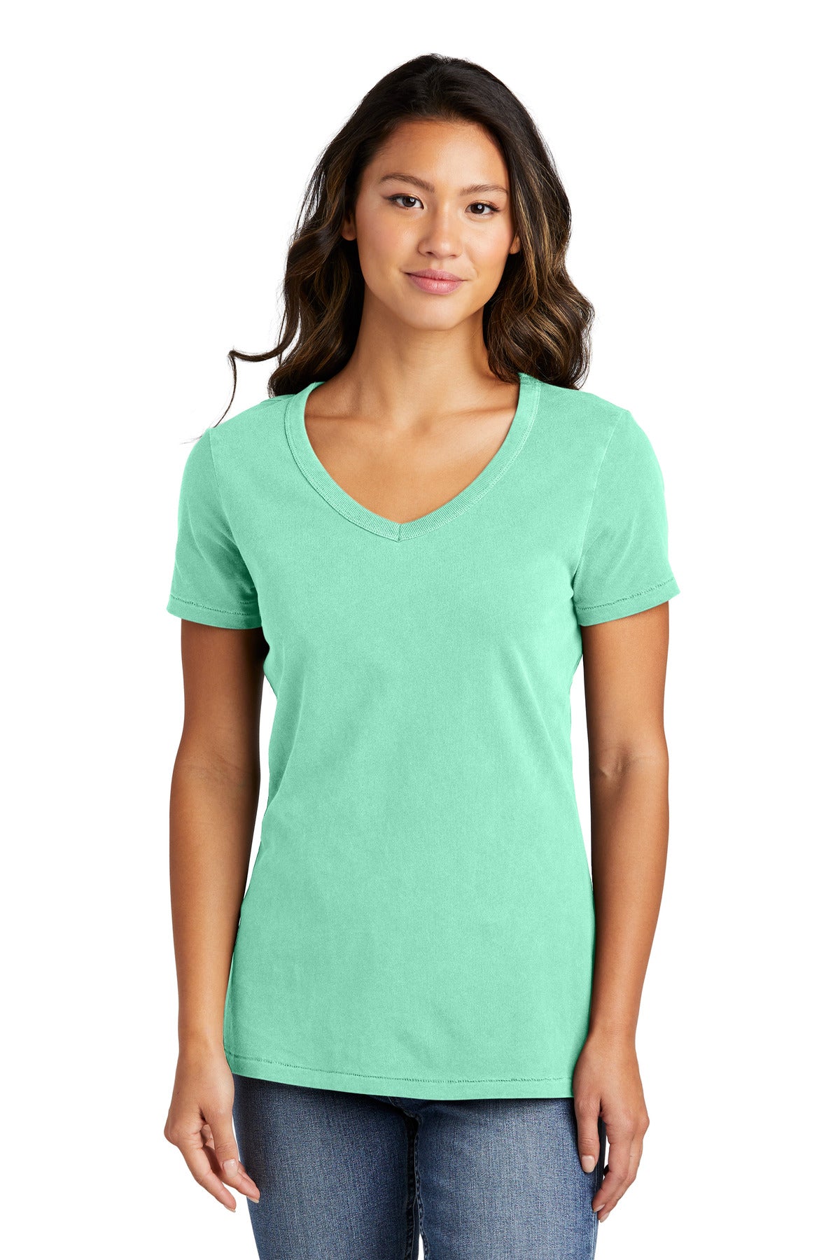 Port & Co ™  Women's Beach Wash ®  Garment-Dyed V-Neck Tee LPC099V