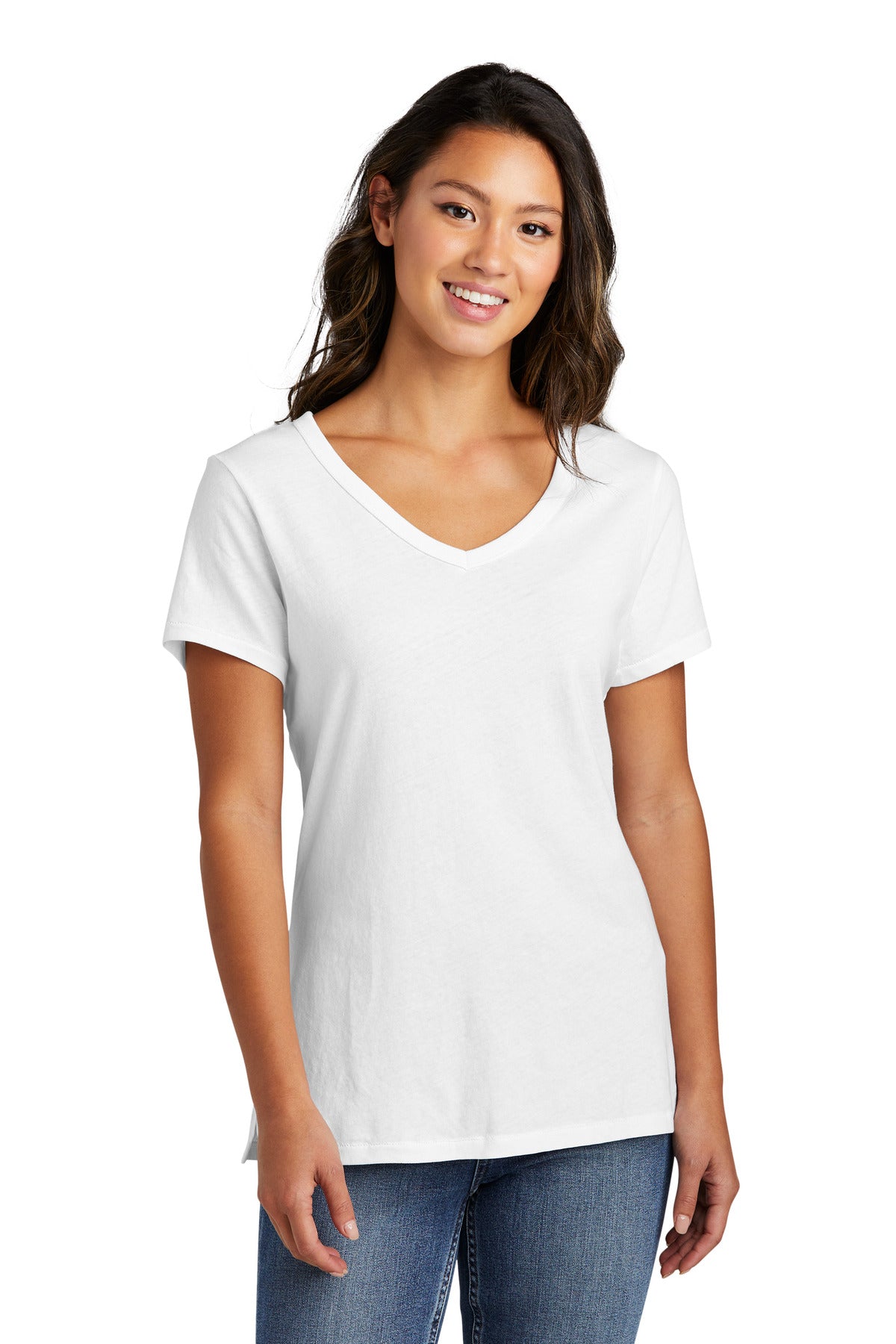Port & Co ™  Women's Beach Wash ®  Garment-Dyed V-Neck Tee LPC099V