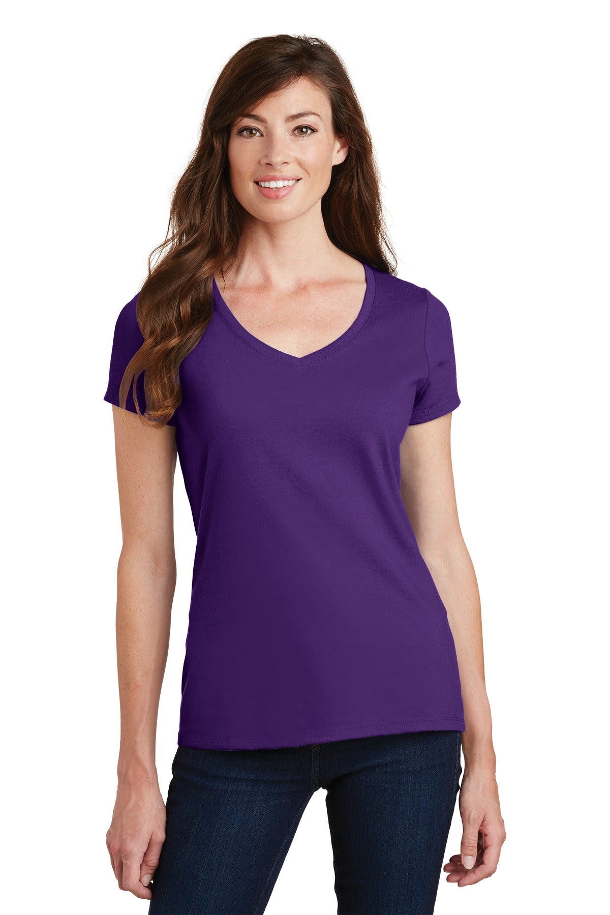 Port & Co ™  Women's Fan Favorite V-Neck Tee. LPC450V