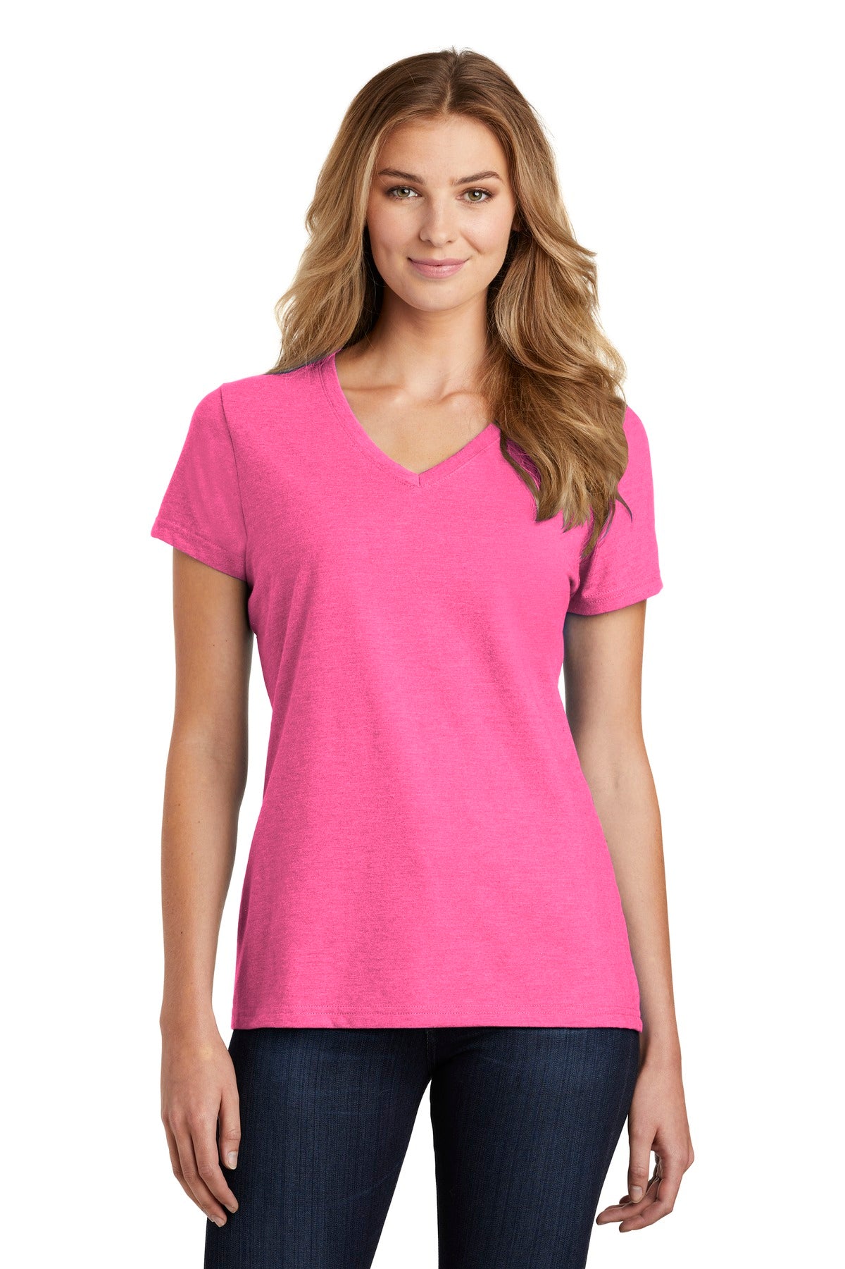 Port & Co ™  Women's Fan Favorite ™  Blend V-Neck Tee. LPC455V