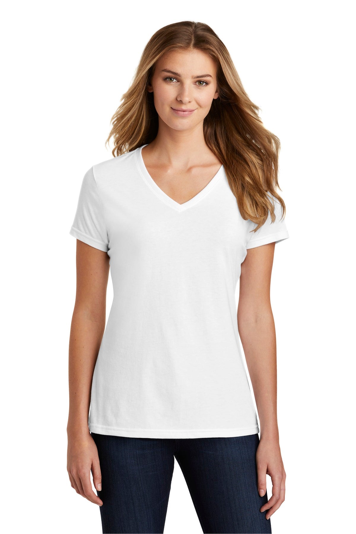 Port & Co ™  Women's Fan Favorite ™  Blend V-Neck Tee. LPC455V