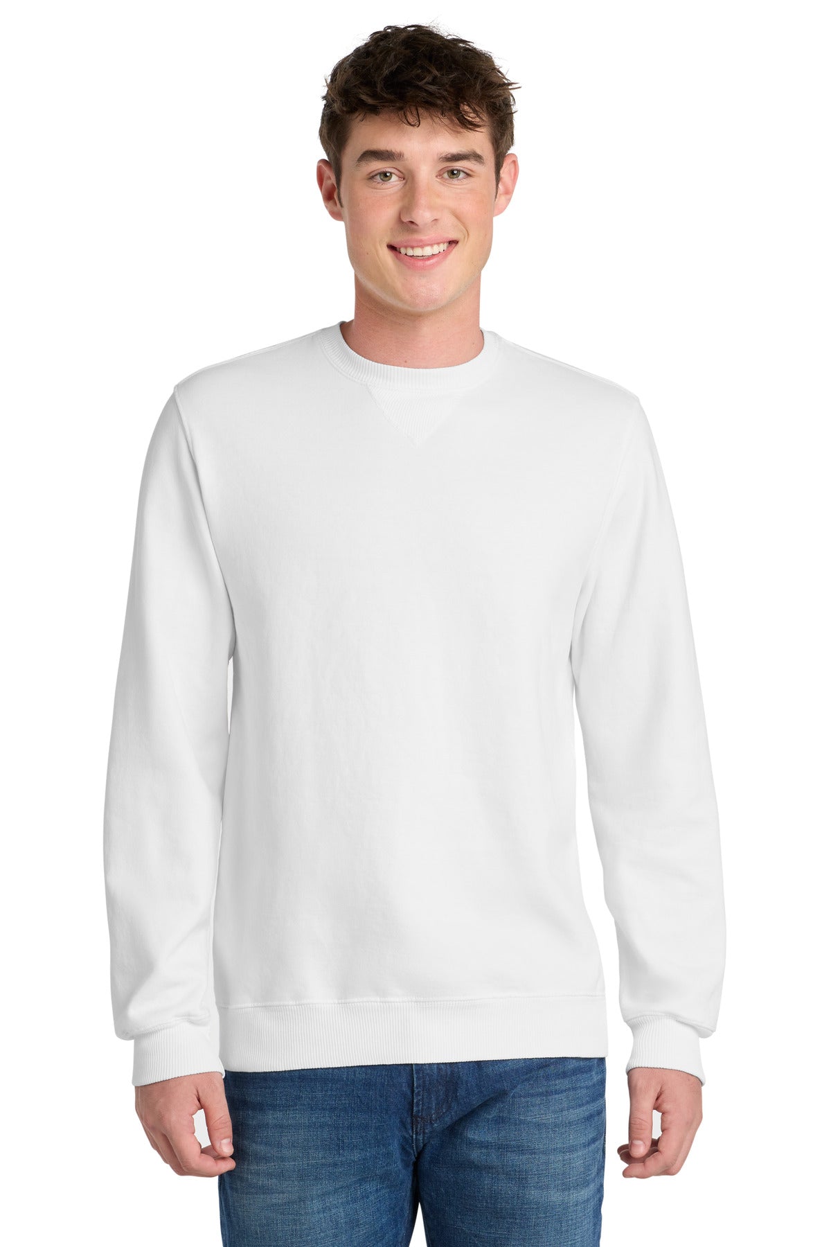 Port & Co ™  Beach Wash ®  Garment-Dyed Crewneck Sweatshirt PC098