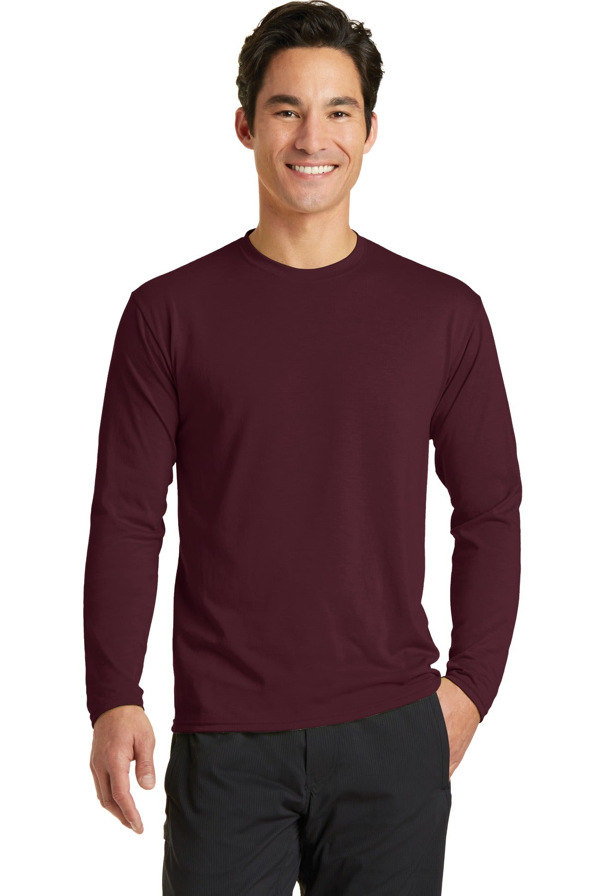 Port & Co ™  Long Sleeve Performance Blend Tee. PC381LS
