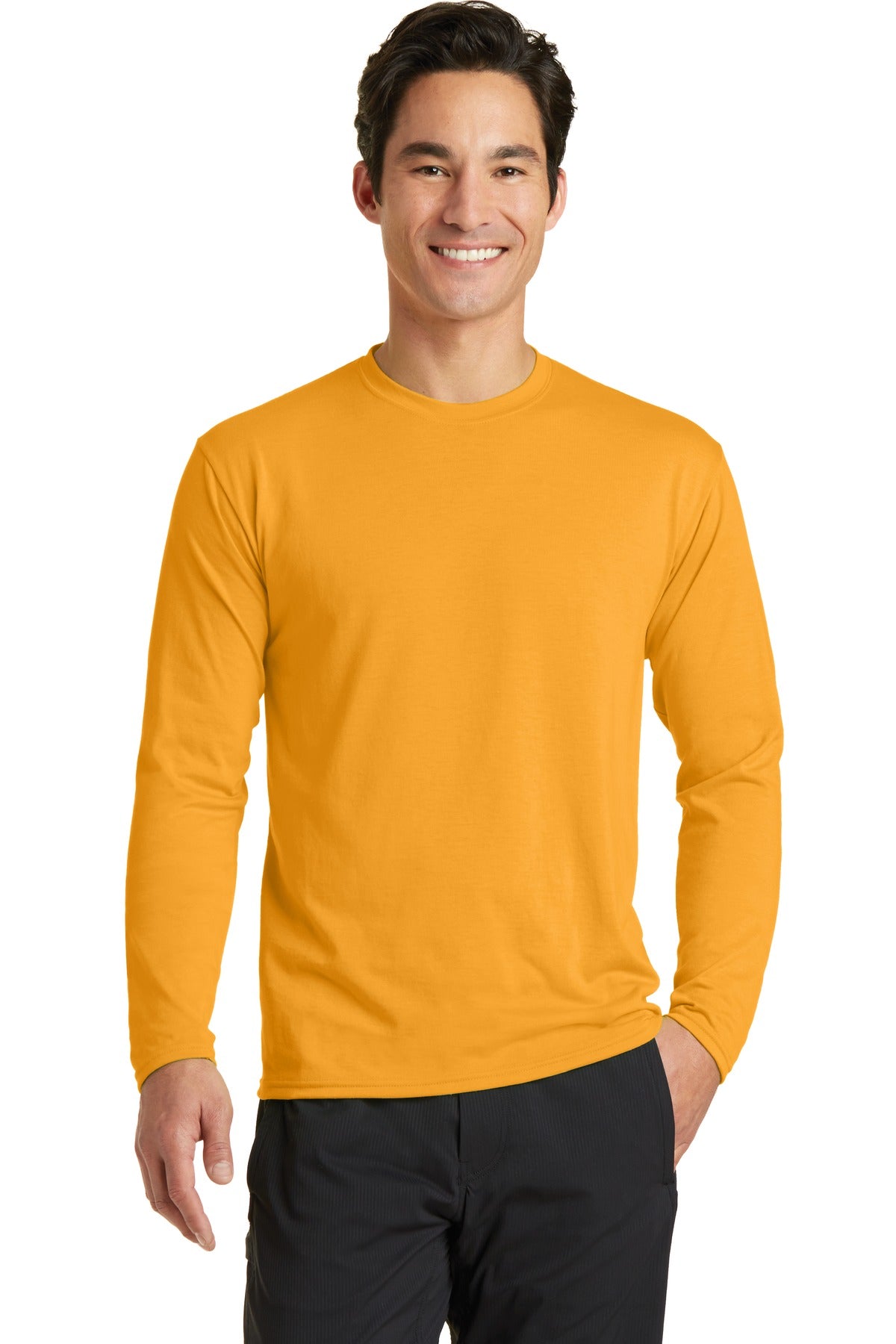 Port & Co ™  Long Sleeve Performance Blend Tee. PC381LS