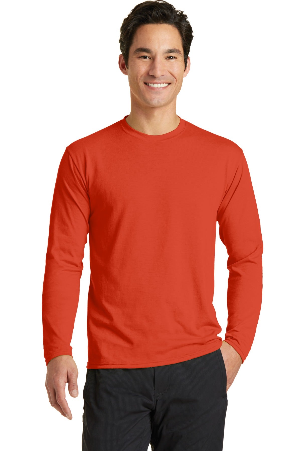 Port & Co ™  Long Sleeve Performance Blend Tee. PC381LS