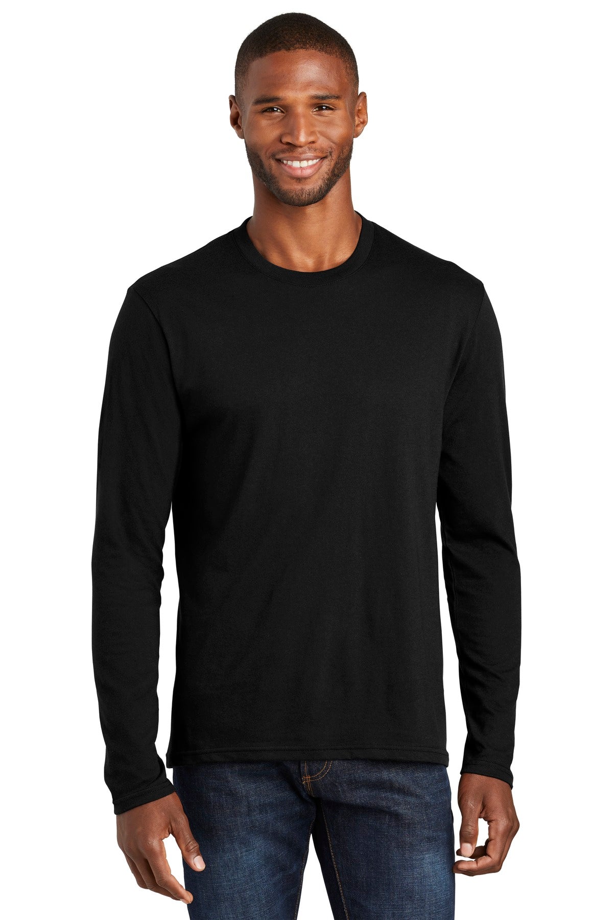 Port & Co ™  Long Sleeve Fan Favorite  ™  Blend Tee. PC455LS