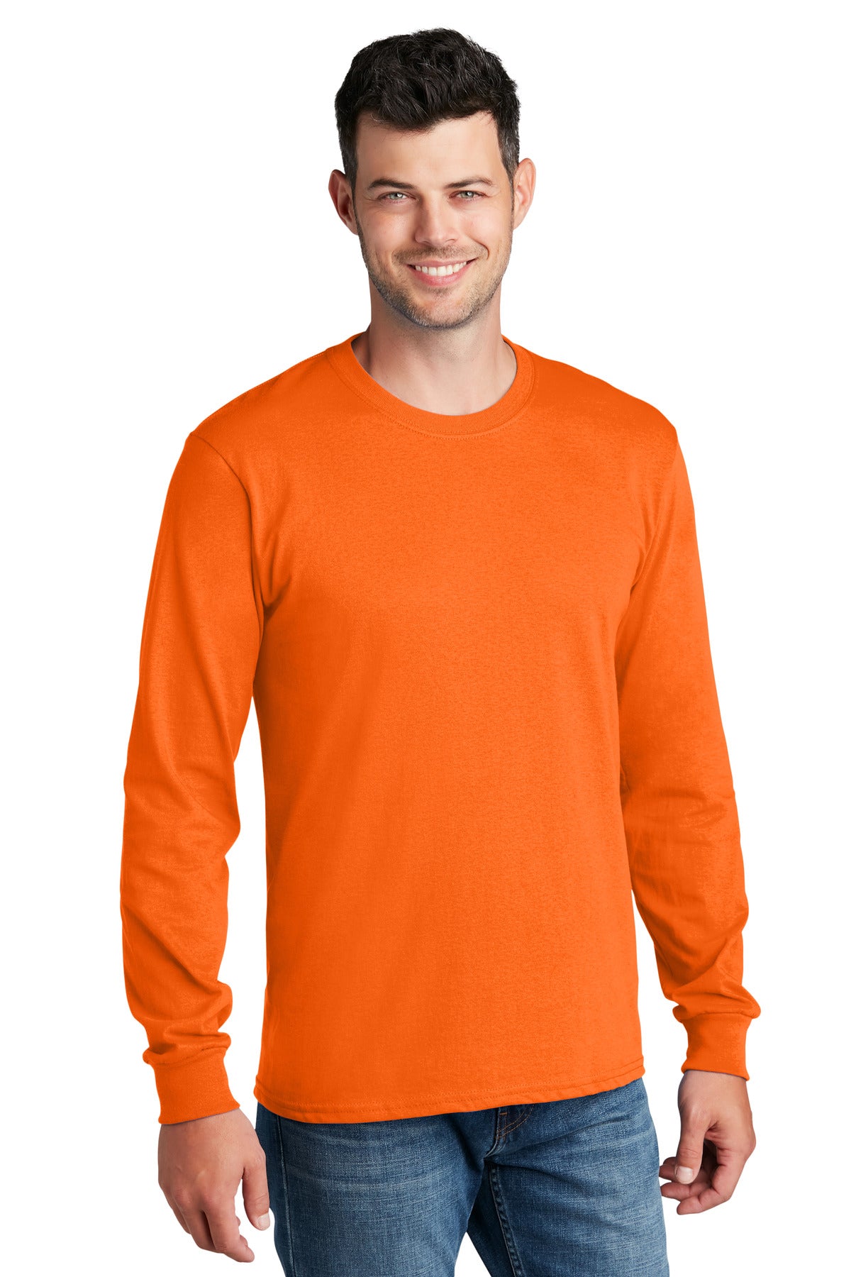Port & Co ™  Long Sleeve Core Cotton Tee. PC54LS