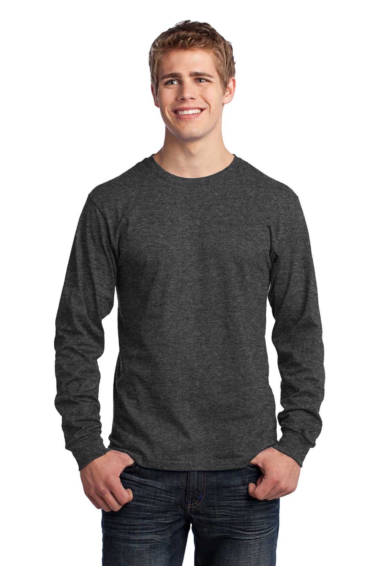 Port & Co ™  Long Sleeve Core Cotton Tee. PC54LS