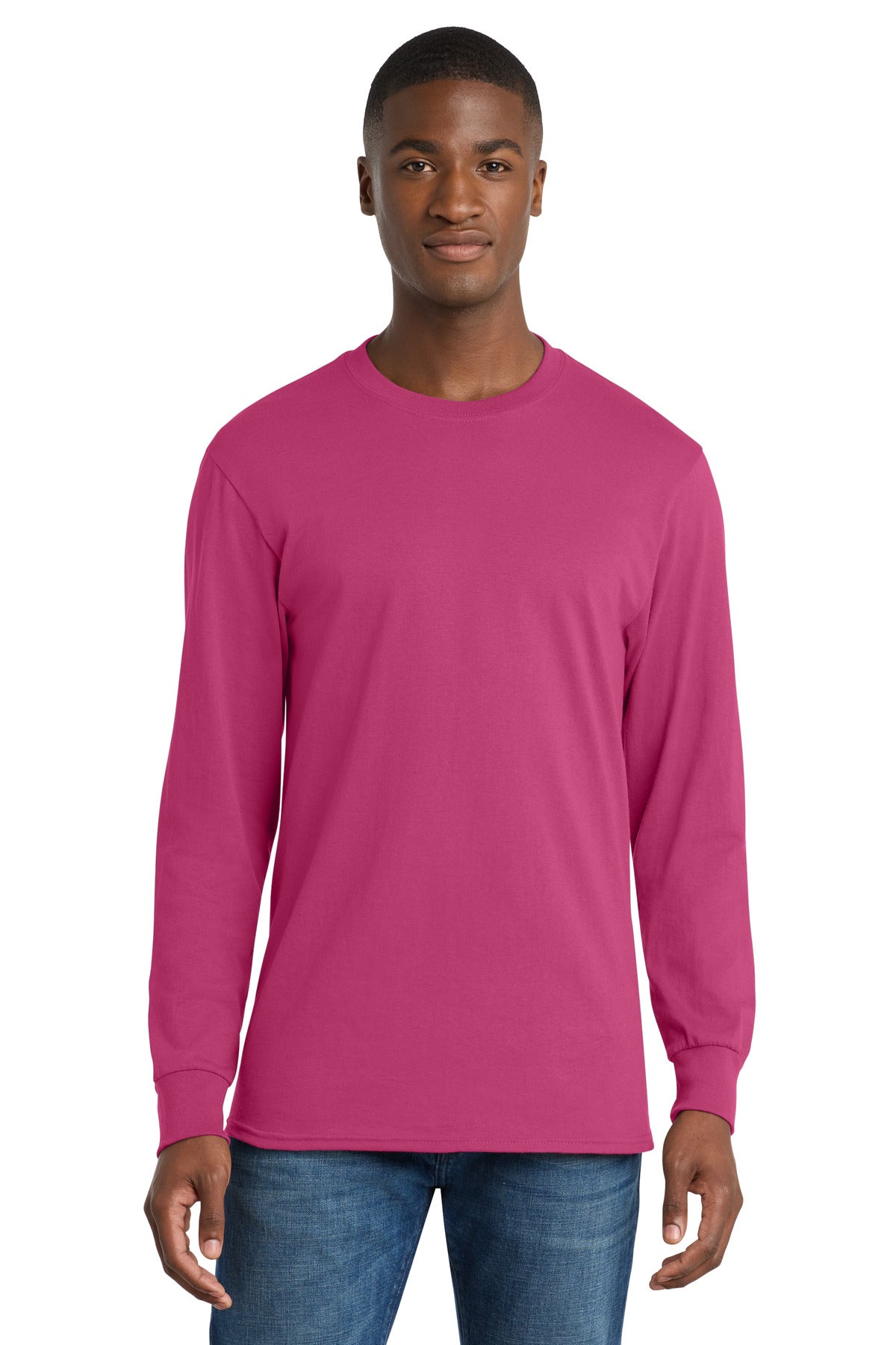 Port & Co ™  Long Sleeve Core Cotton Tee. PC54LS