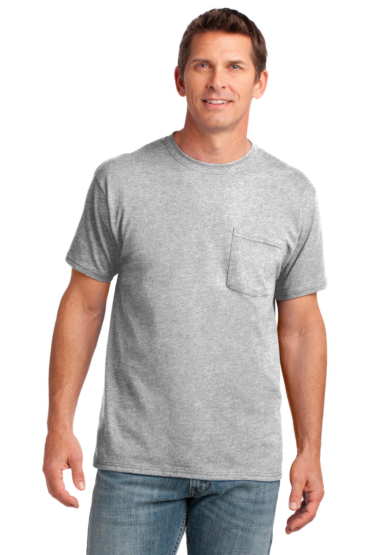 Port & Co ™  Core Cotton Pocket Tee. PC54P