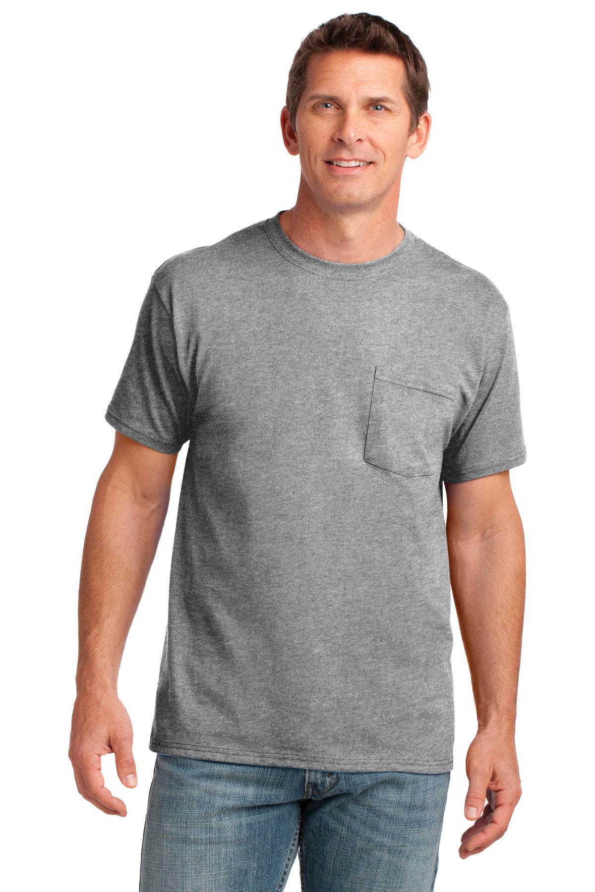 Port & Co ™  Core Cotton Pocket Tee. PC54P
