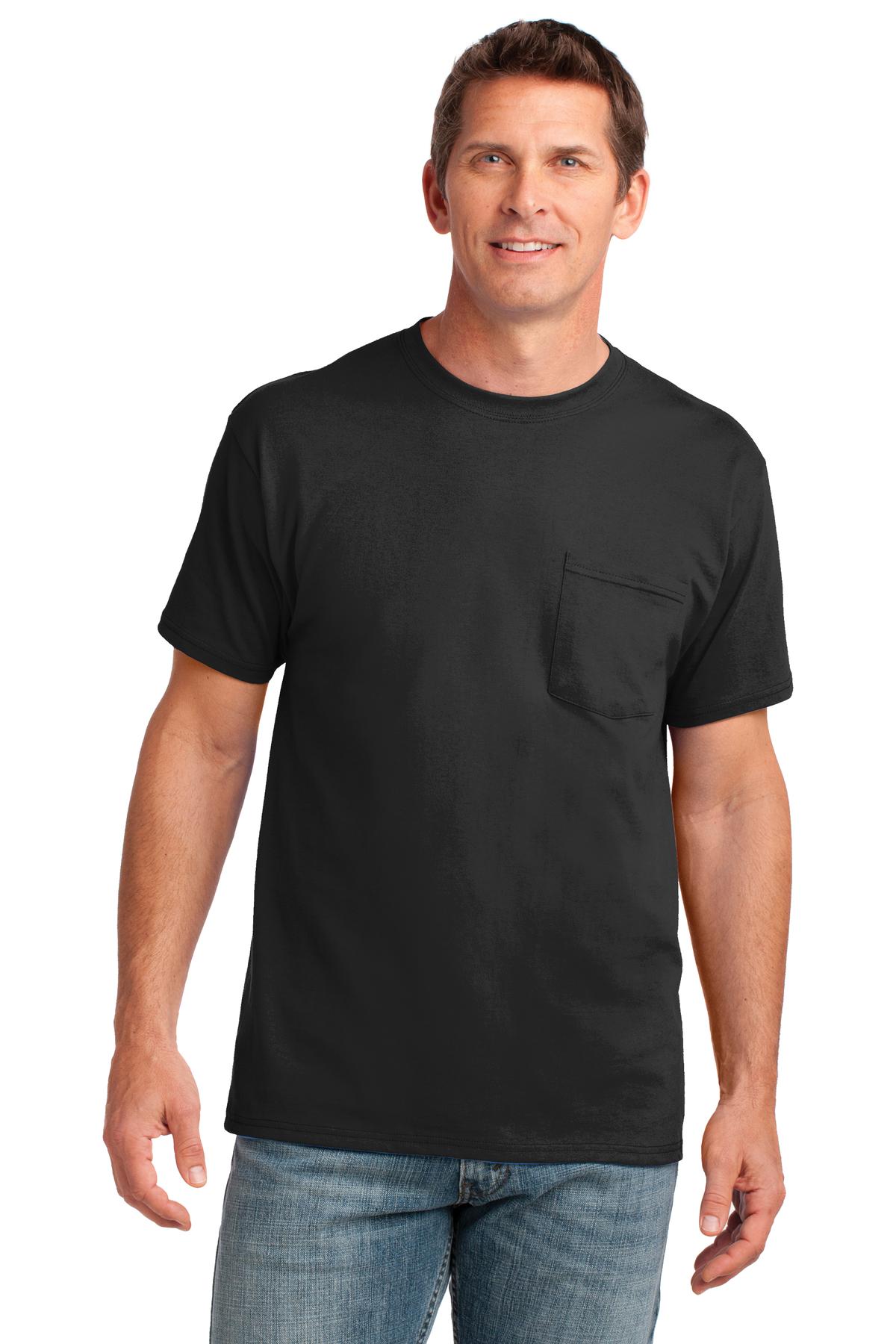 Port & Co ™  Core Cotton Pocket Tee. PC54P