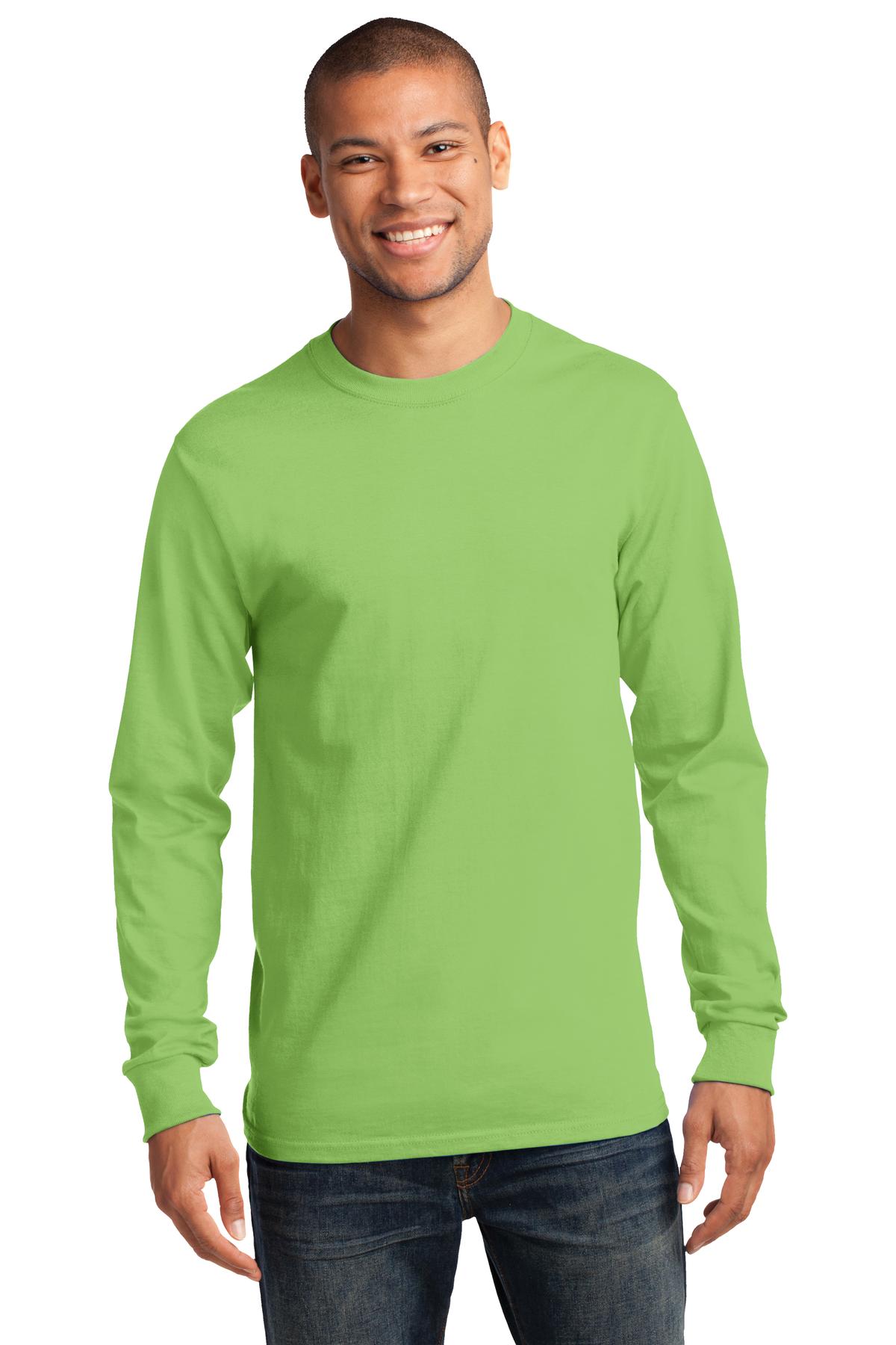 Port & Co ™  Tall Long Sleeve Essential Tee. PC61LST