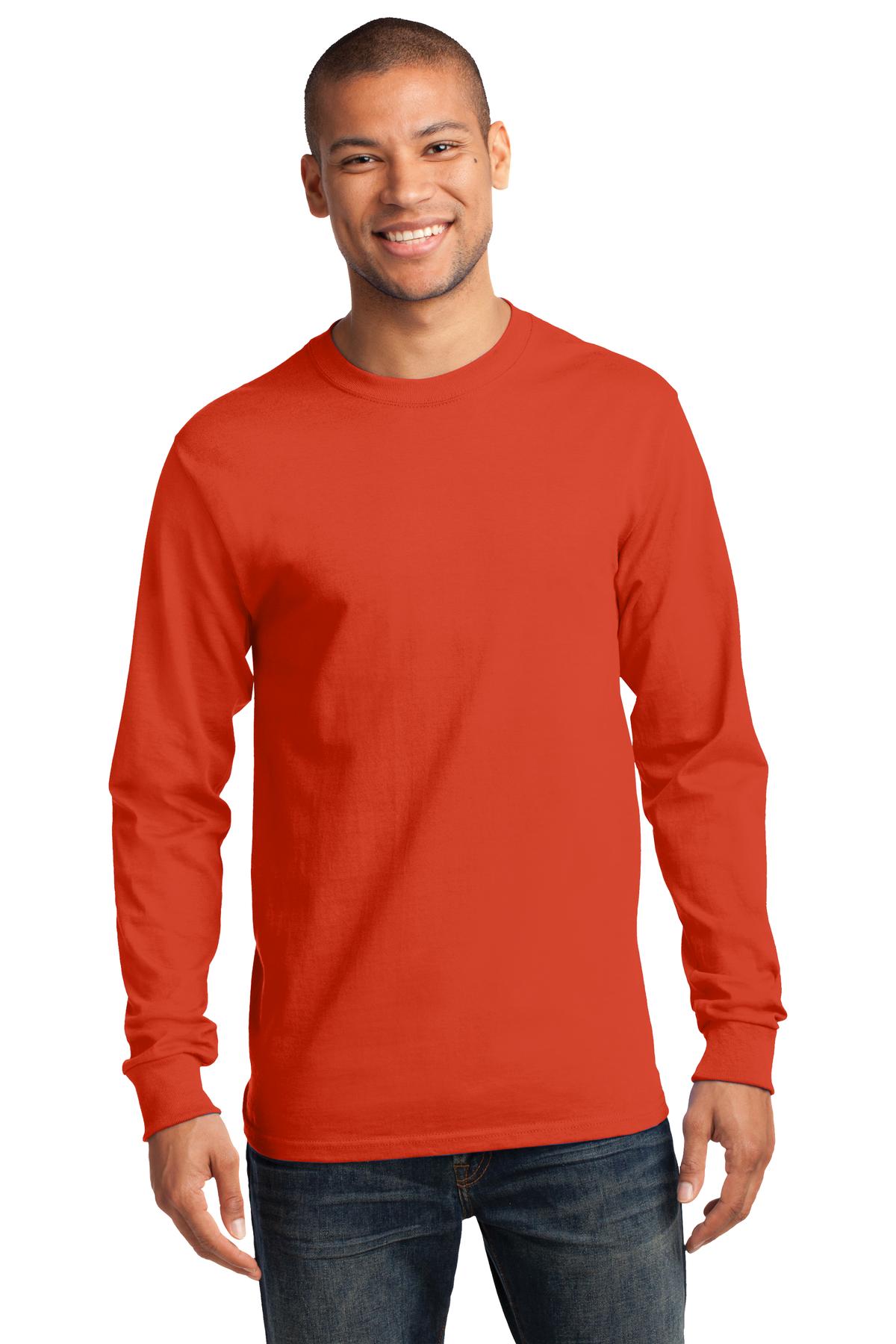Port & Co ™  Tall Long Sleeve Essential Tee. PC61LST