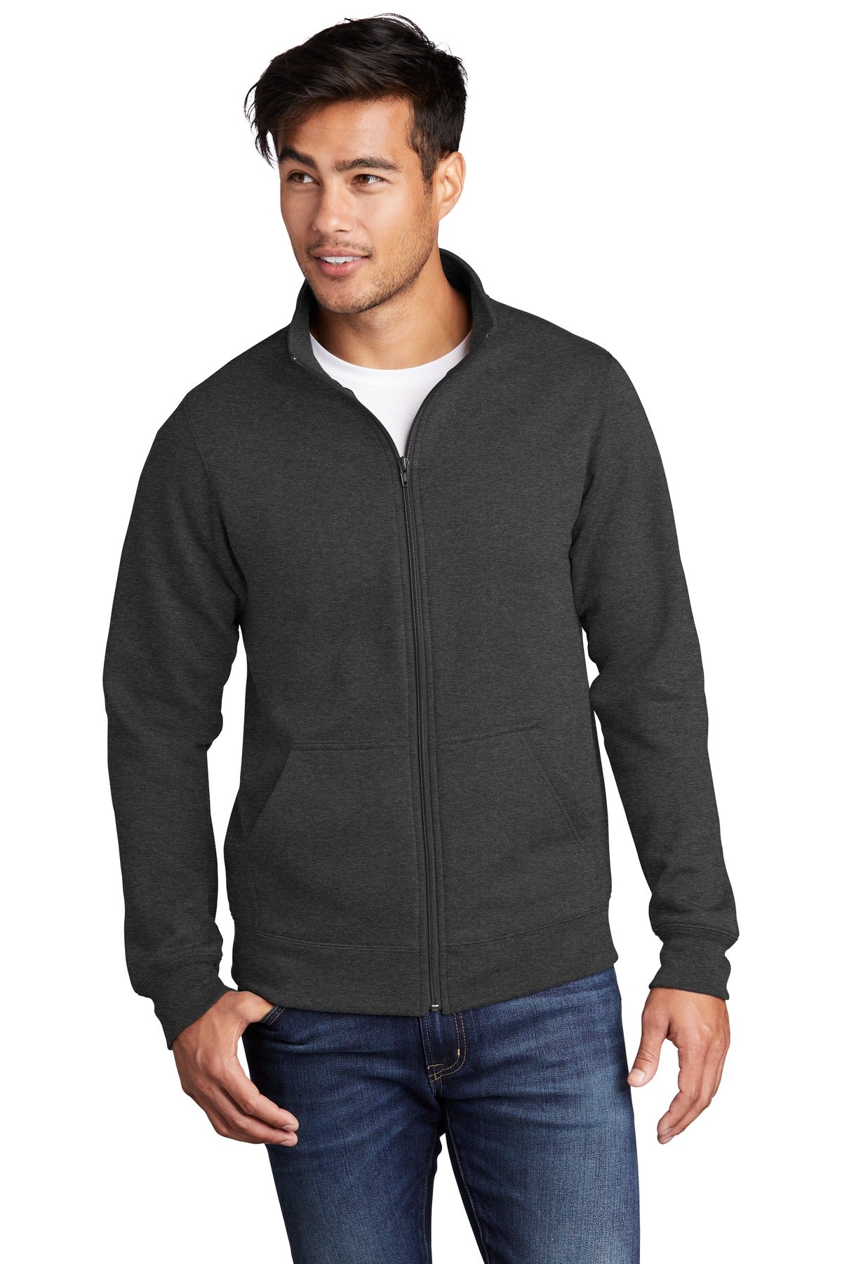 Port & Co ™  Core Fleece Cadet Full-Zip Sweatshirt PC78FZ