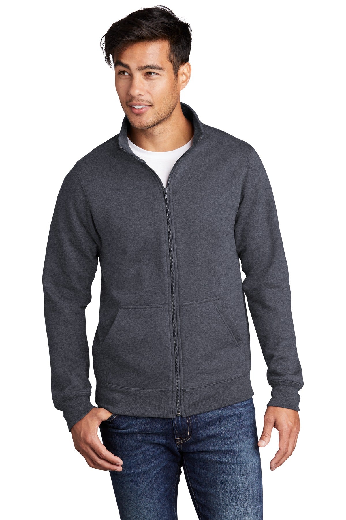 Port & Co ™  Core Fleece Cadet Full-Zip Sweatshirt PC78FZ
