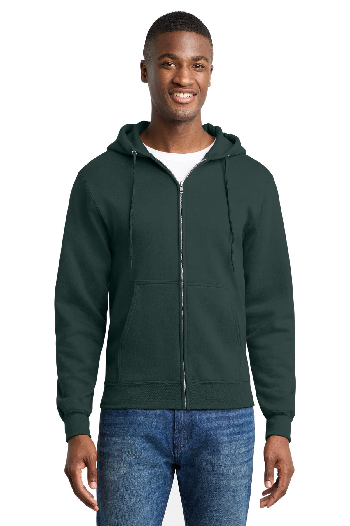 Port & Co ™  Core Fleece Full-Zip Hooded Sweatshirt. PC78ZH