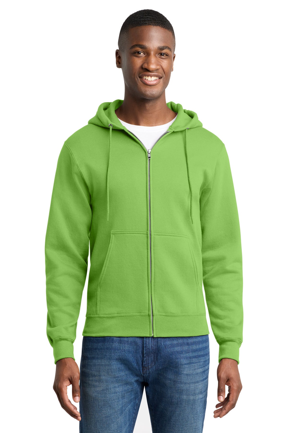 Port & Co ™  Core Fleece Full-Zip Hooded Sweatshirt. PC78ZH