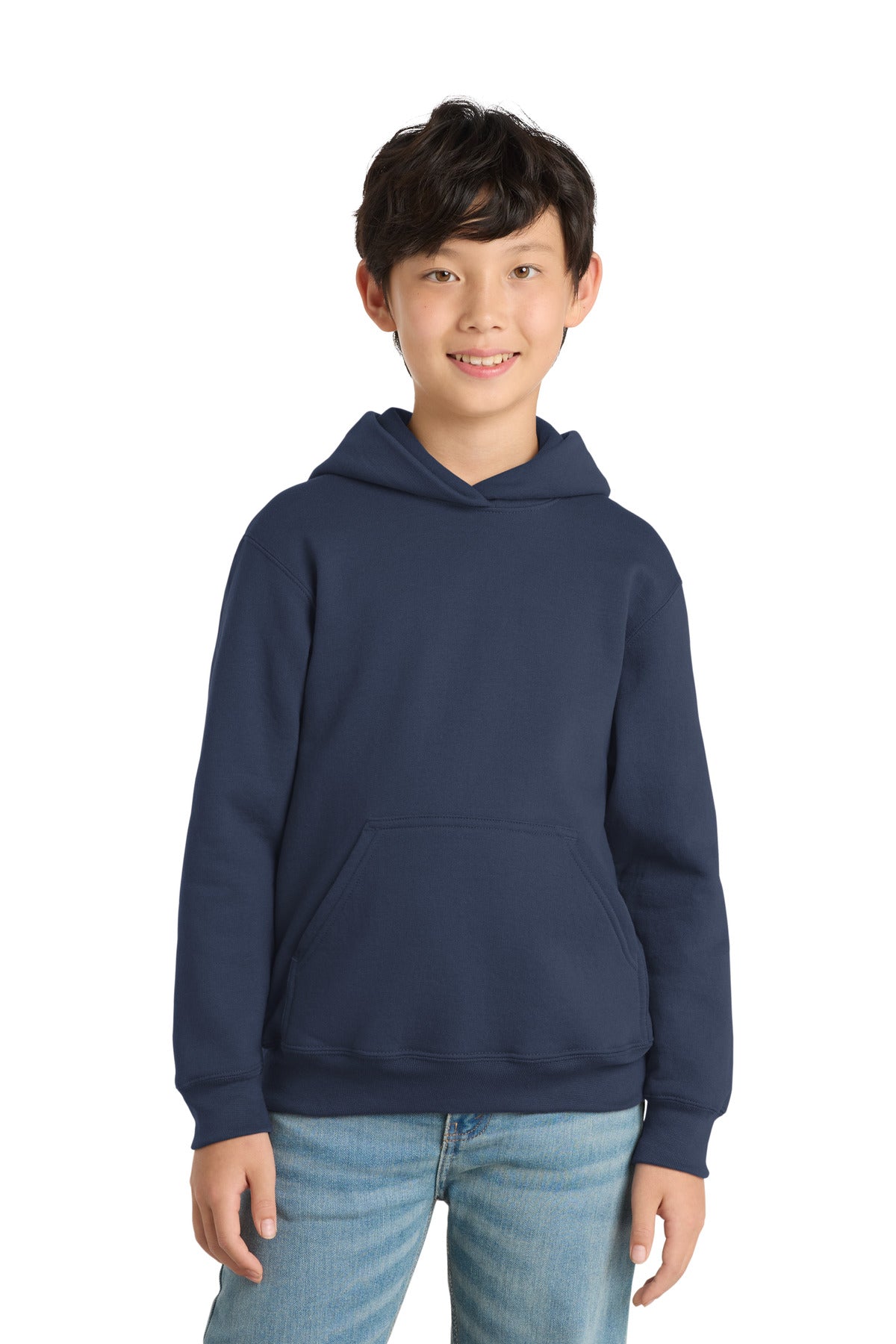 Port & Co ™  Youth Core Fleece Pullover Hooded Sweatshirt.  PC90YH