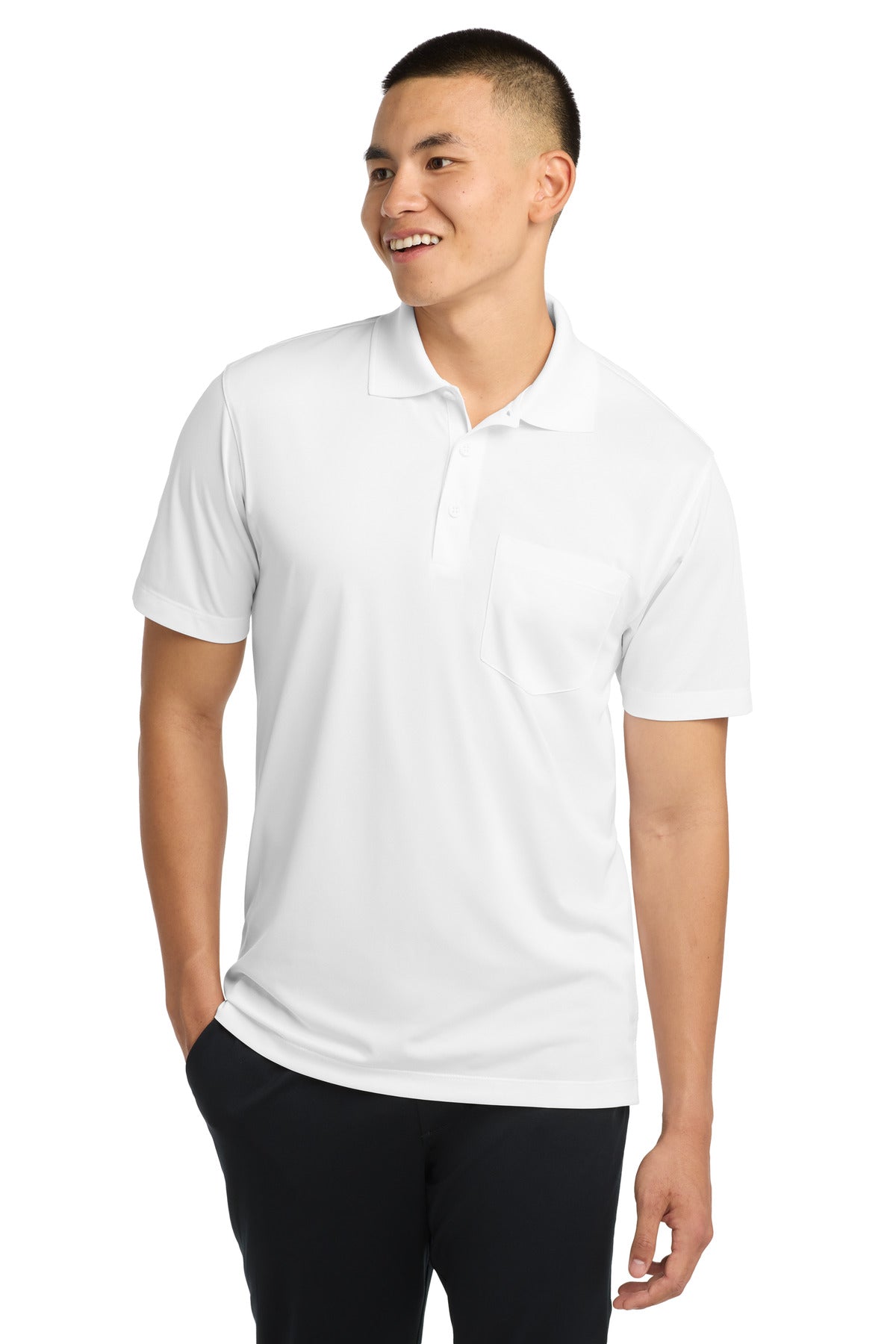 Sport-Tek ®  Micropique Sport-Wick ®  Pocket Polo. ST651