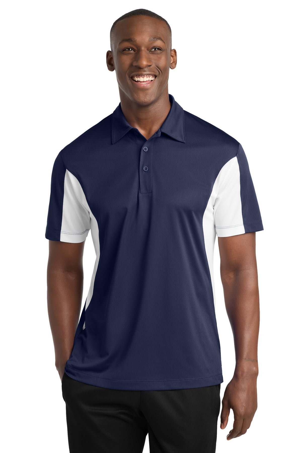 Sport-Tek ®  Side Blocked Micropique Sport-Wick ®  Polo. ST655