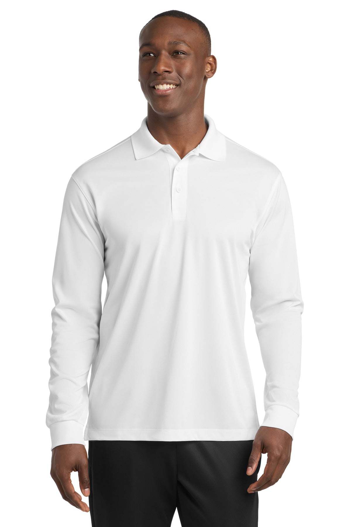 Sport-Tek ®  Long Sleeve Micropique Sport-Wick ®  Polo. ST657
