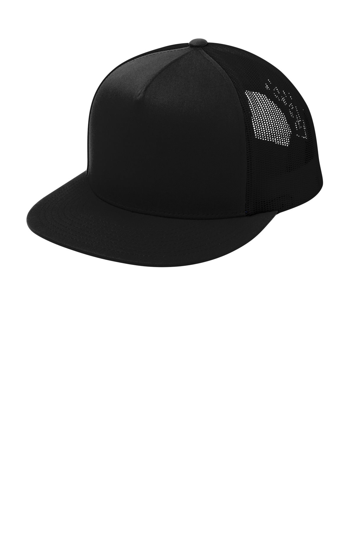 Sport-Tek ®  YP Classics  ®  5-Panel Classic Trucker Mesh Back Cap. STC38