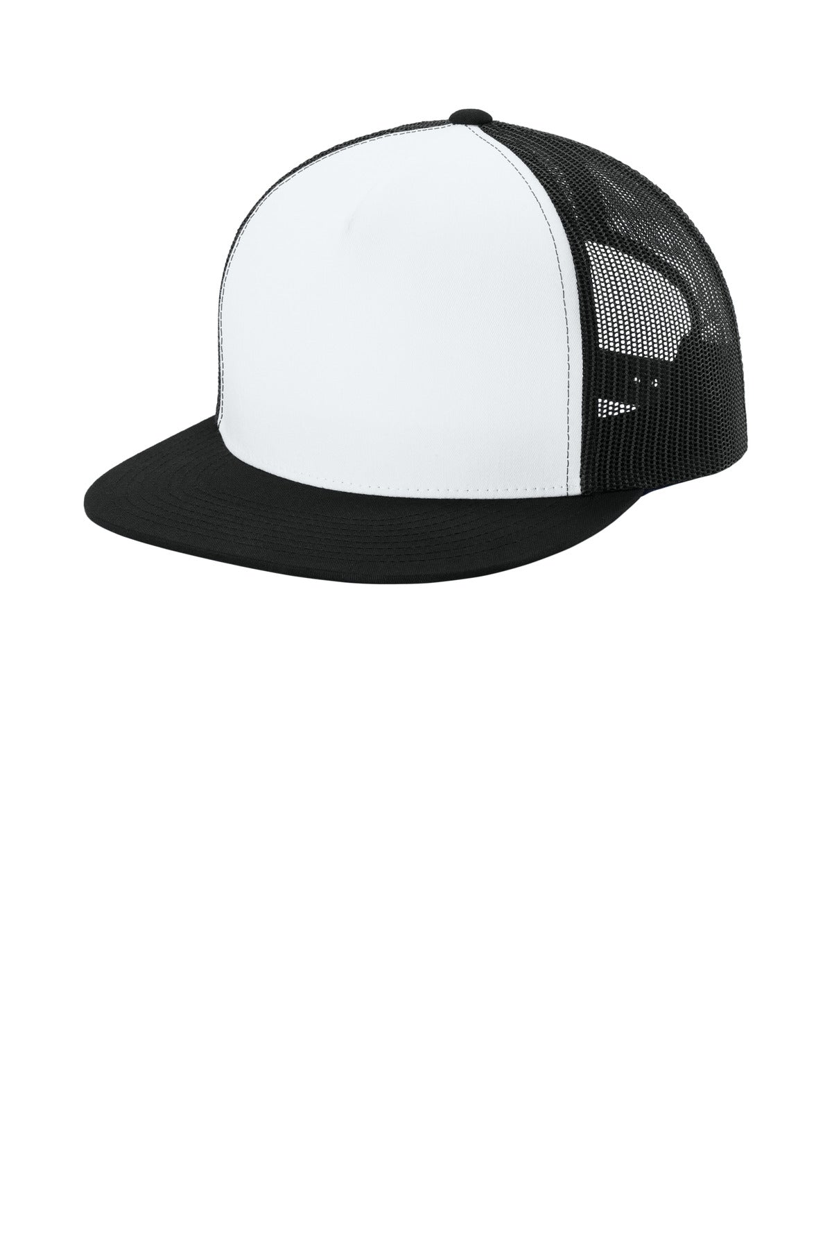 Sport-Tek ®  YP Classics  ®  5-Panel Classic Trucker Mesh Back Cap. STC38