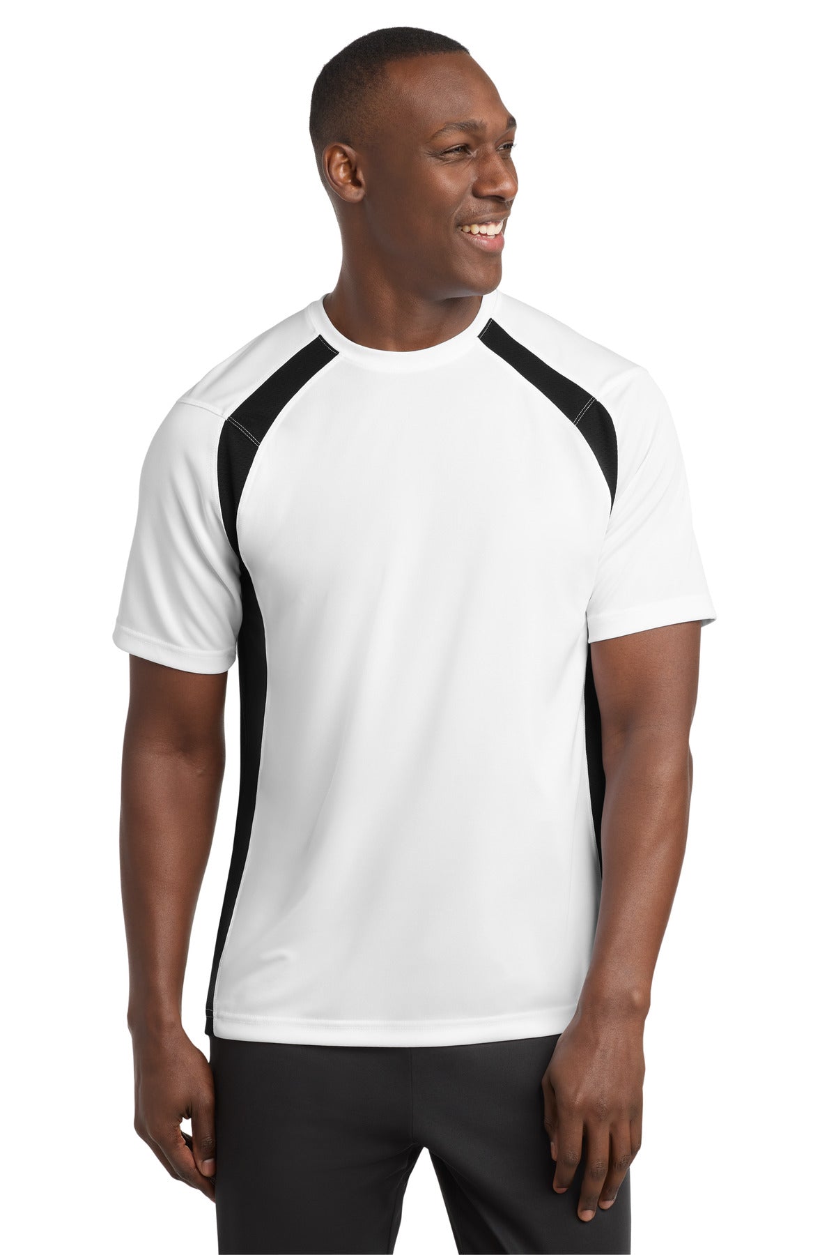 Sport-Tek ®  Dry Zone ®  Colorblock Crew. T478