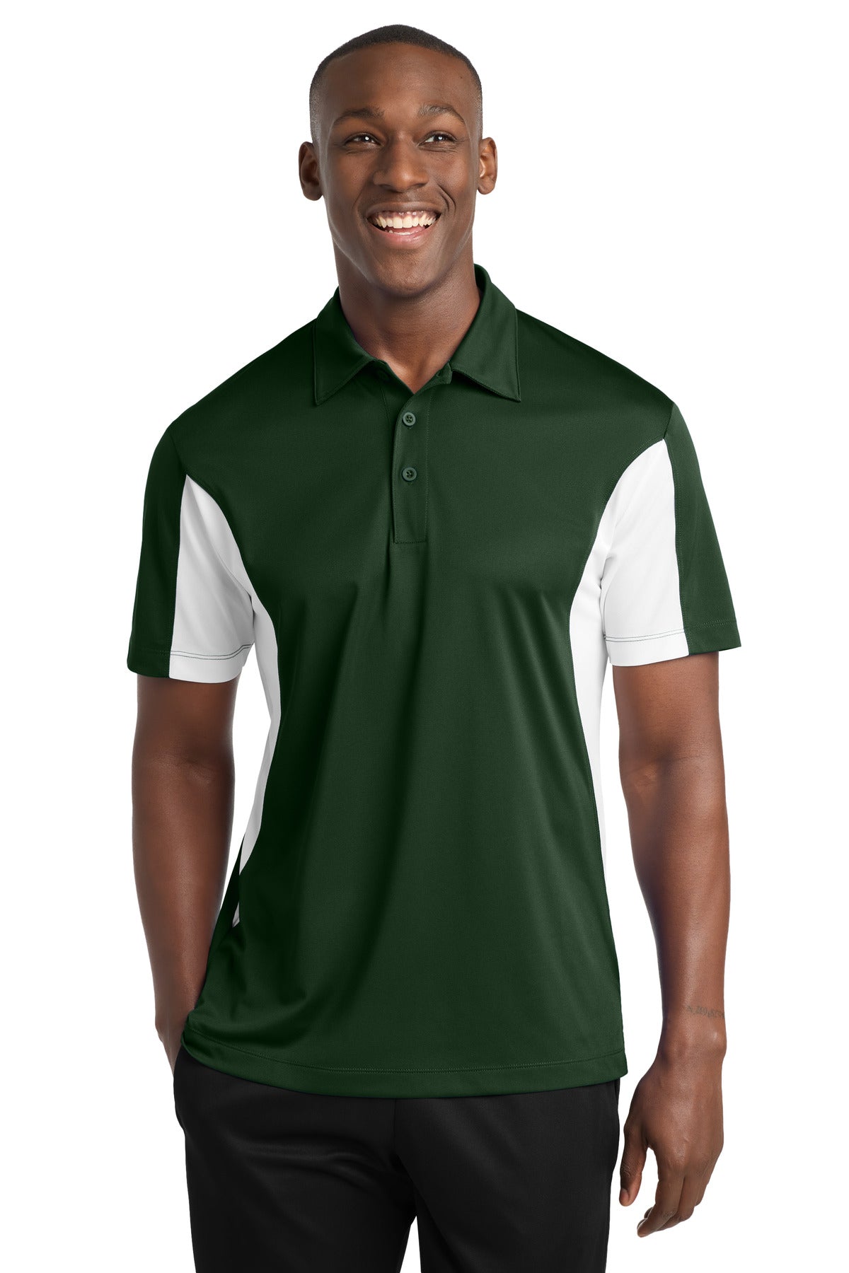 Sport-Tek ®  Tall Side Blocked Micropique Sport-Wick ®  Polo. TST655