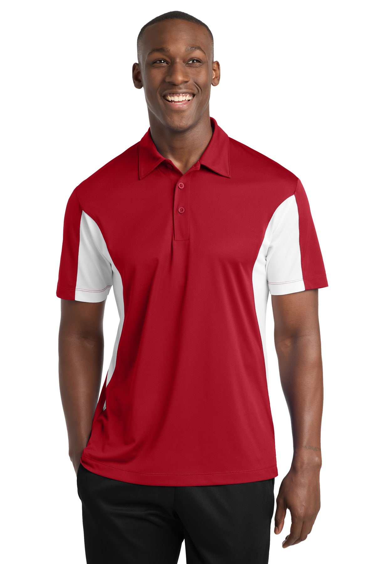 Sport-Tek ®  Tall Side Blocked Micropique Sport-Wick ®  Polo. TST655