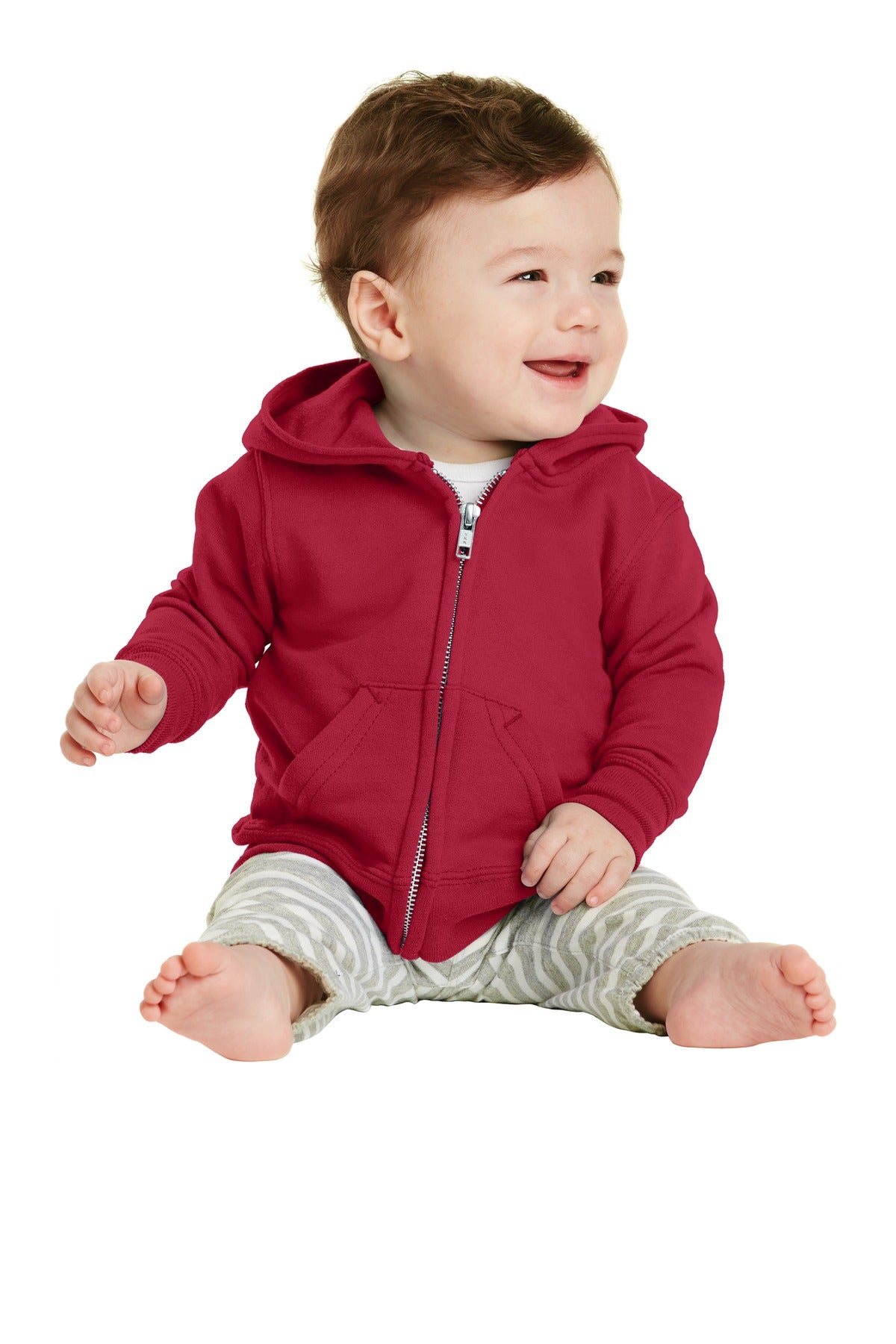 Port & Co ™  Infant Core Fleece Full-Zip Hooded Sweatshirt. CAR78IZH