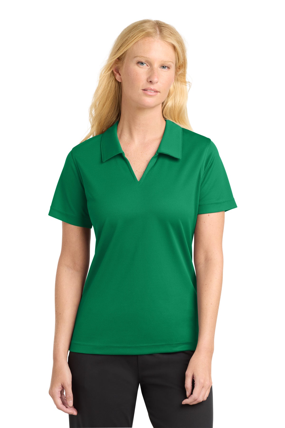 Sport-Tek ®  Women's Dri-Mesh ®  V-Neck Polo.  L469