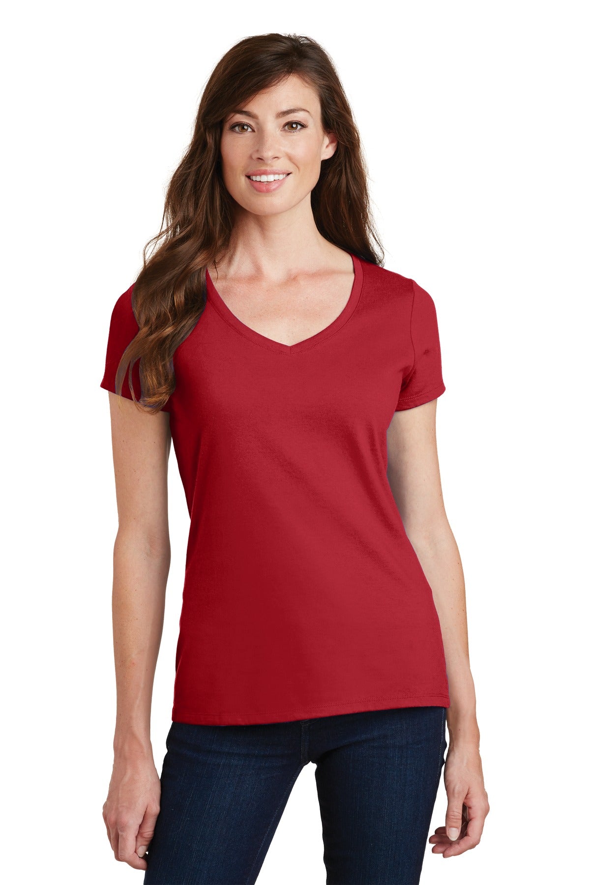 Port & Co ™  Women's Fan Favorite V-Neck Tee. LPC450V