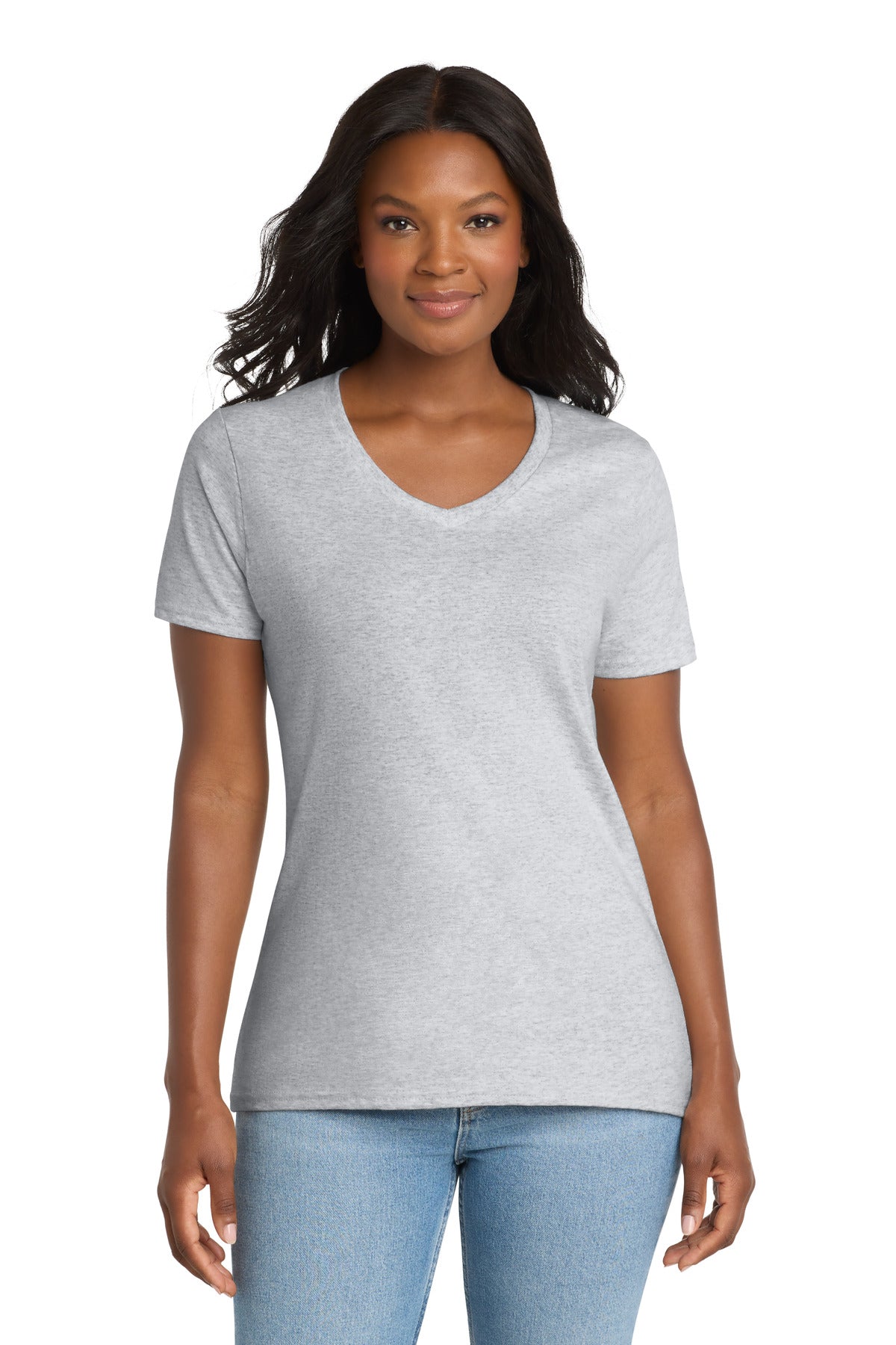 Port & Co ™  Women's Core Cotton V-Neck Tee. LPC54V