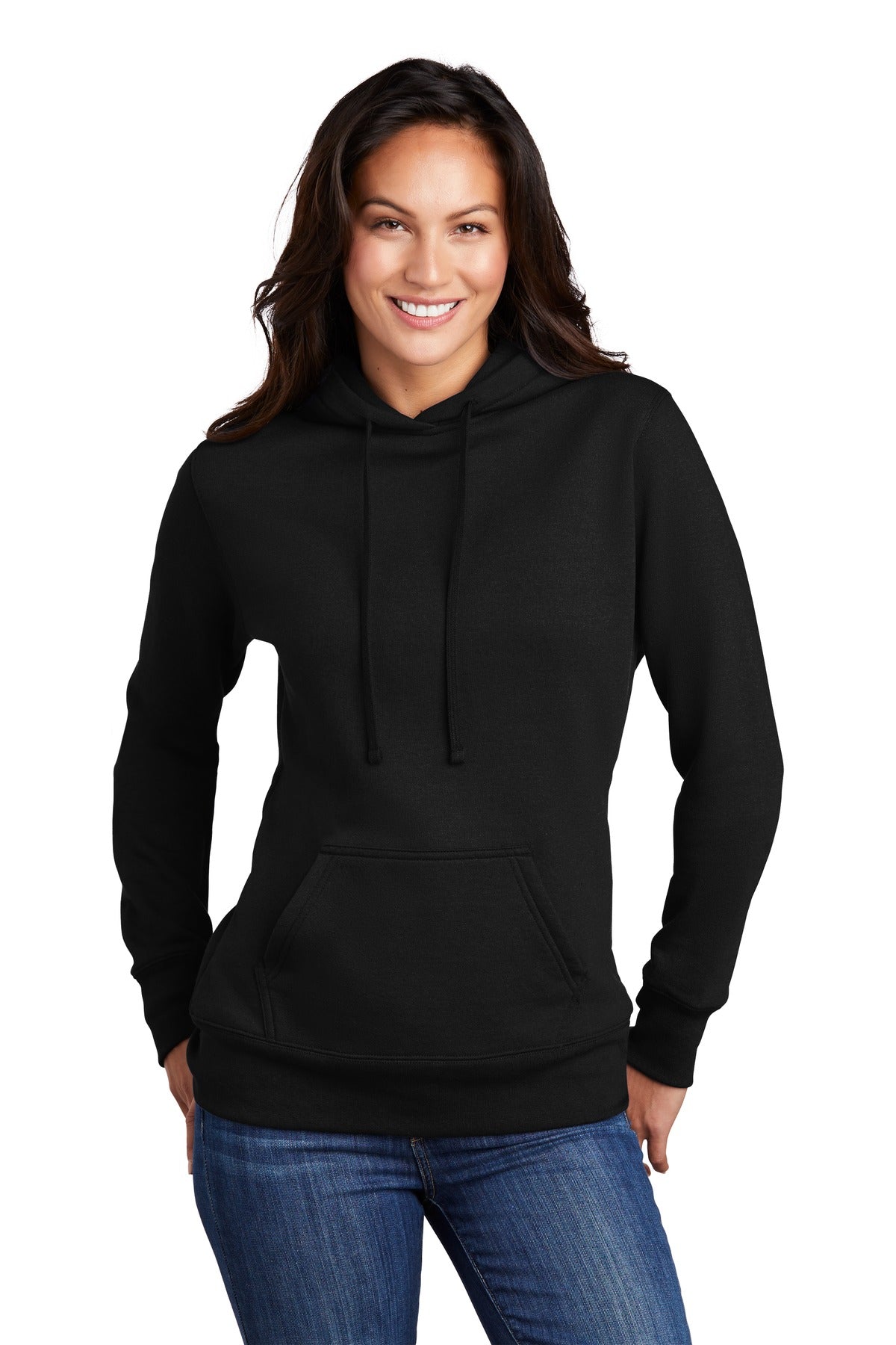 Port & Co ™  Women's Core Fleece Pullover Hooded Sweatshirt LPC78H