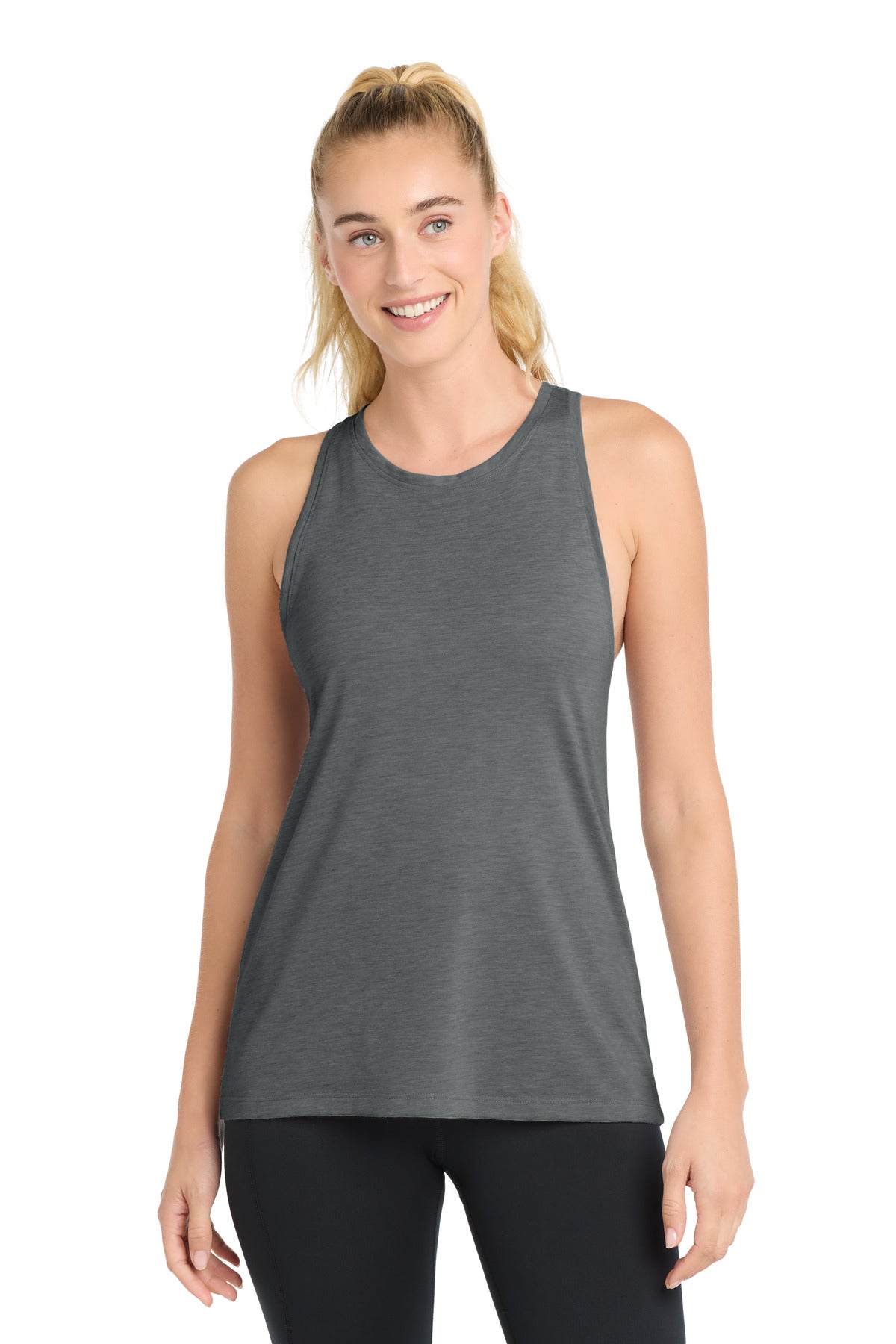 Sport-Tek  ®  Women's PosiCharge  ®  Tri-Blend Wicking Tank. LST402