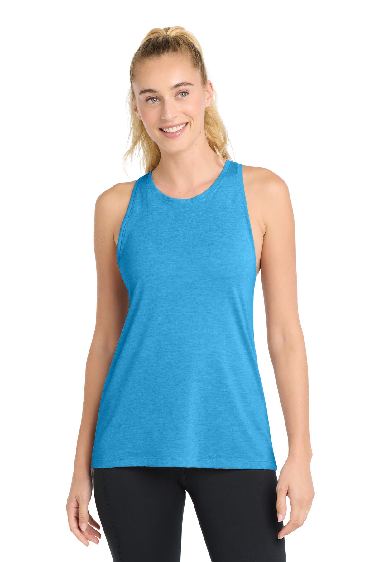 Sport-Tek  ®  Women's PosiCharge  ®  Tri-Blend Wicking Tank. LST402