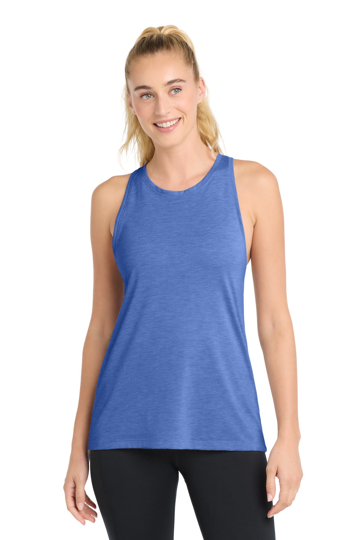 Sport-Tek  ®  Women's PosiCharge  ®  Tri-Blend Wicking Tank. LST402