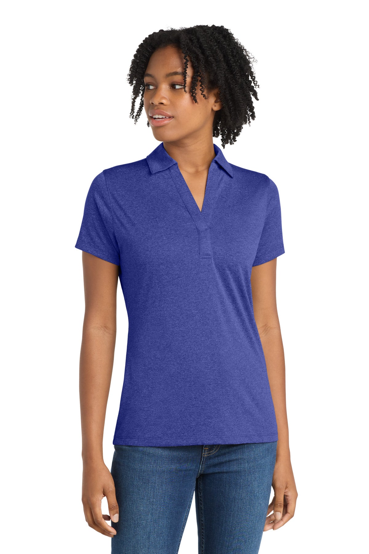 Sport-Tek ®  Women's Heather Contender™ Polo. LST660