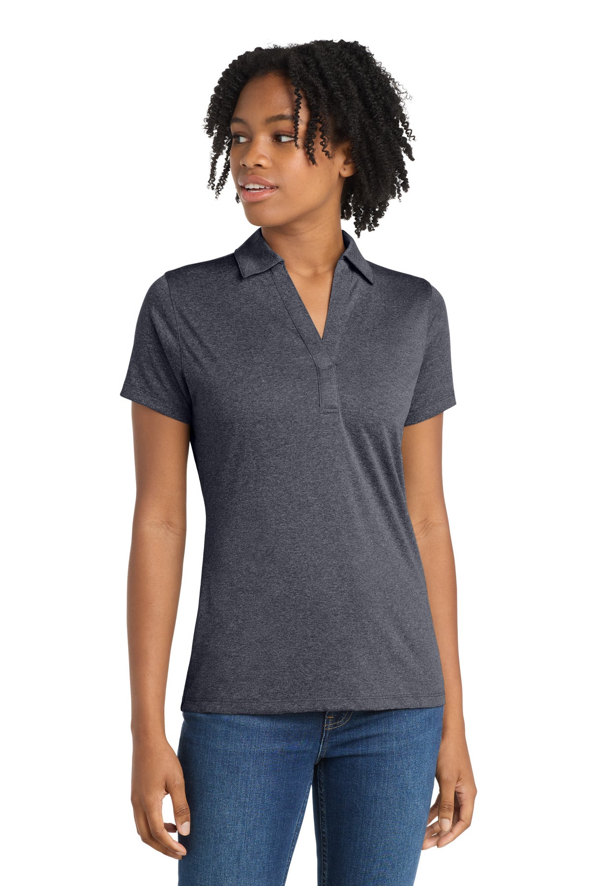 Sport-Tek ®  Women's Heather Contender™ Polo. LST660