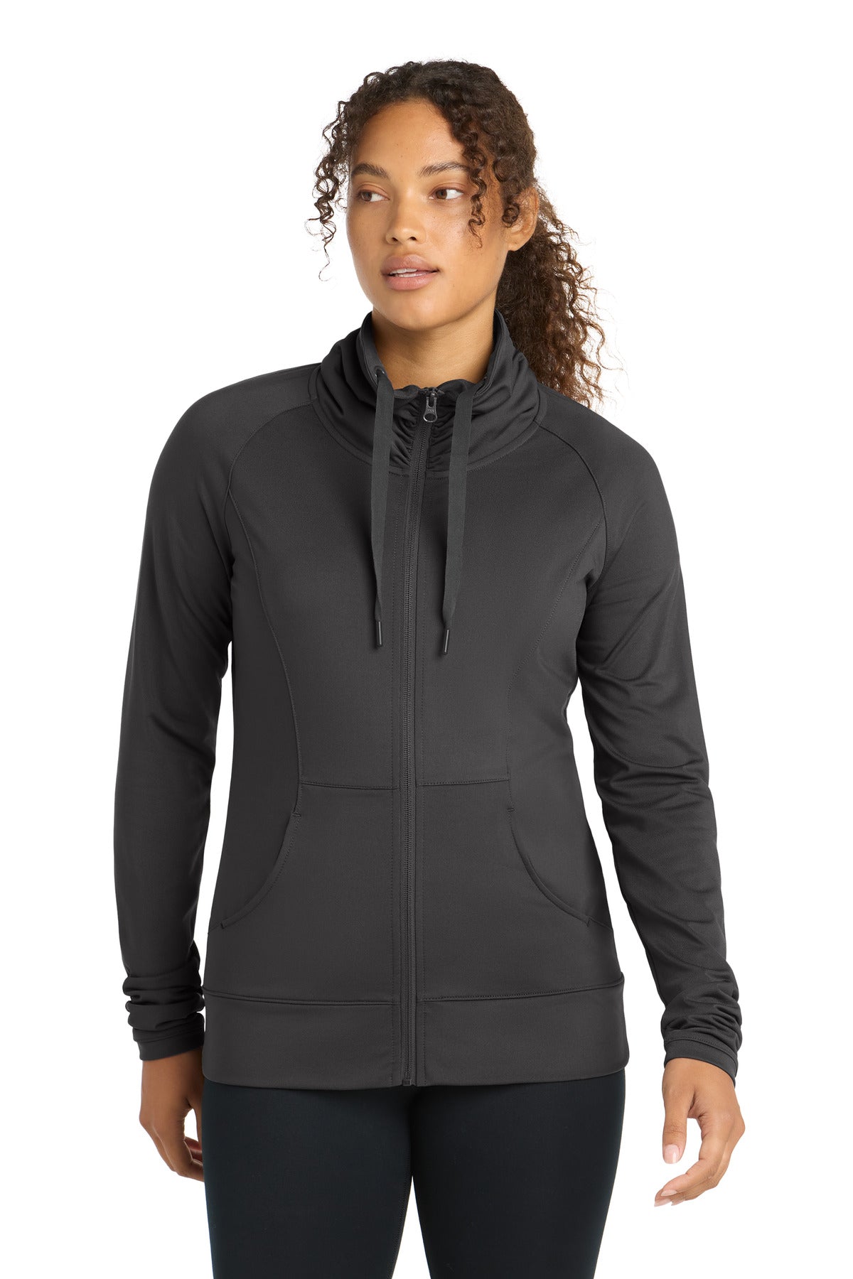 Sport-Tek ®  Women's Sport-Wick ®  Stretch Full-Zip Jacket. LST852