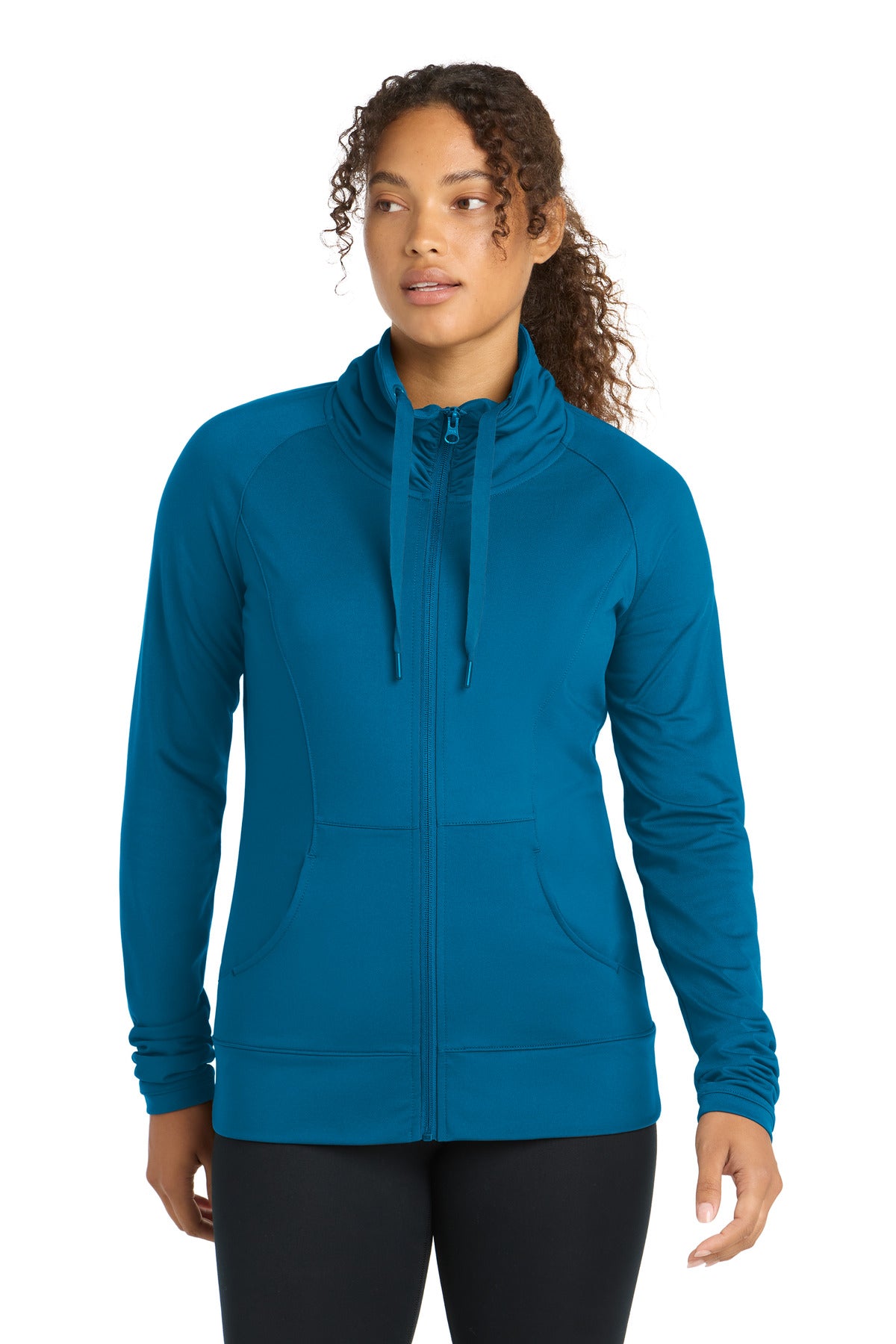 Sport-Tek ®  Women's Sport-Wick ®  Stretch Full-Zip Jacket. LST852