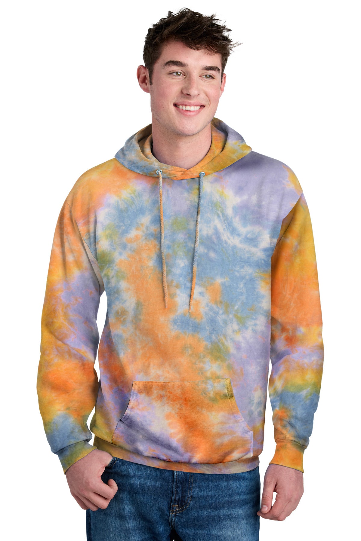 Port & Co ™  Crystal Tie-Dye Pullover Hoodie PC144