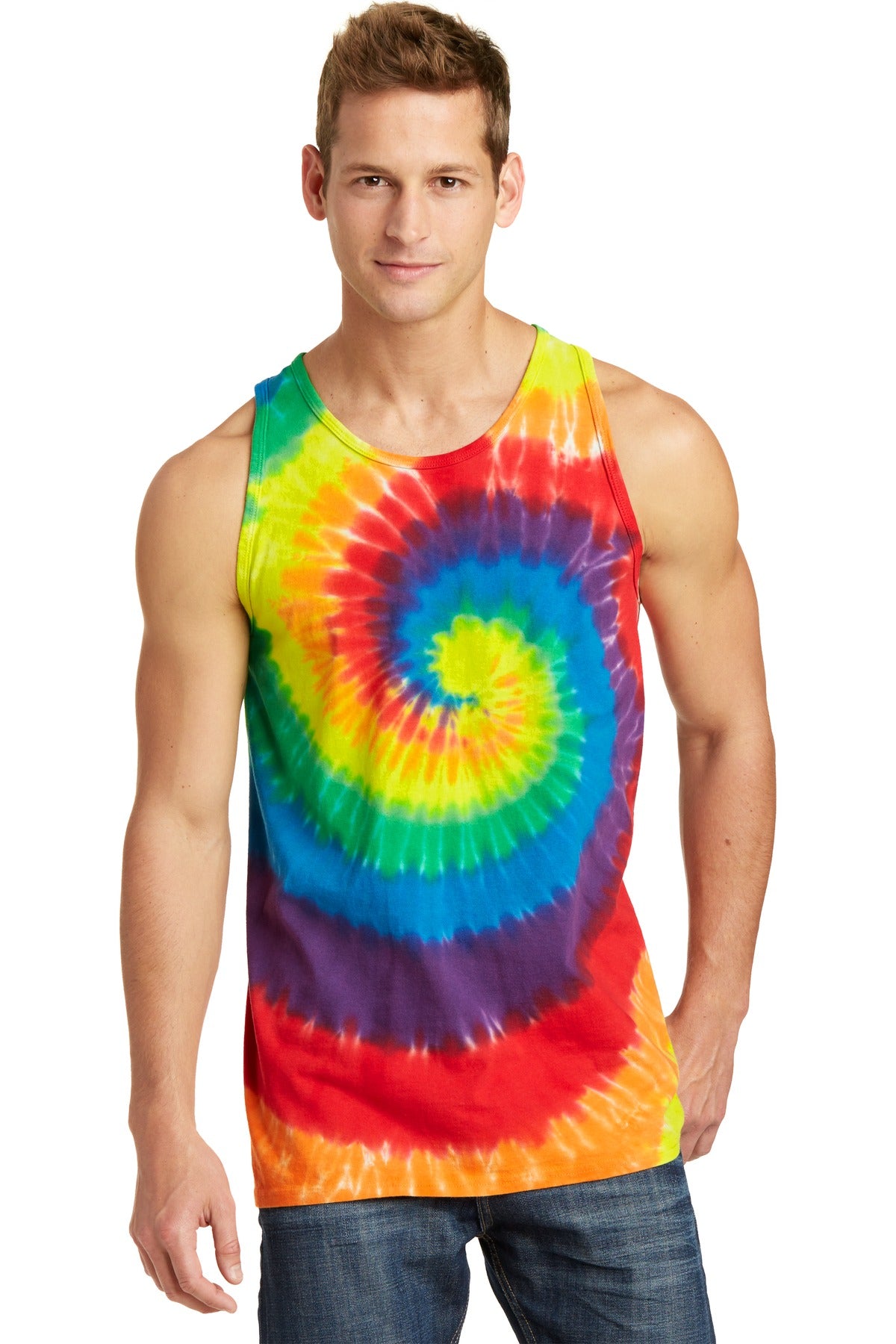 Port & Co ™  Tie-Dye Tank Top.  PC147TT