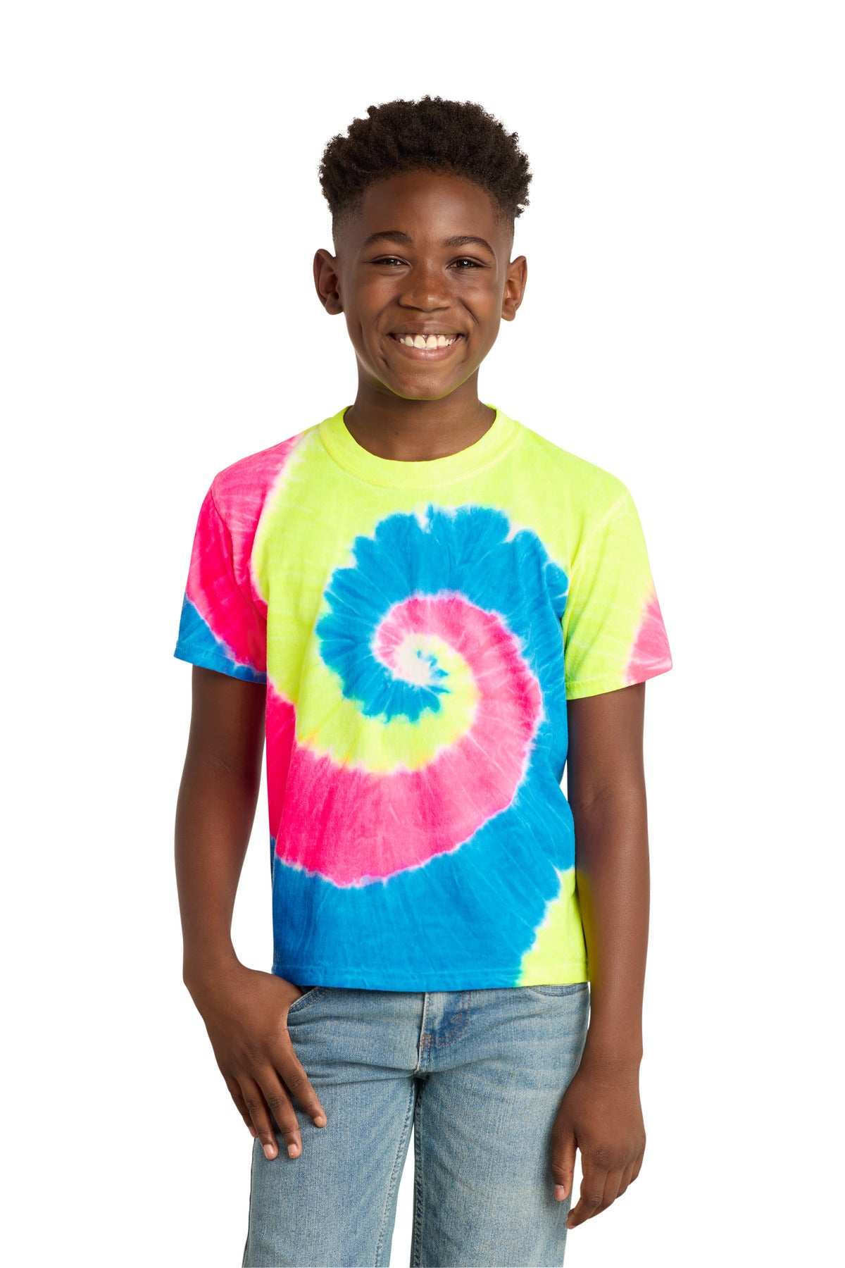 Port & Co ™  Youth Tie-Dye Tee. PC147Y