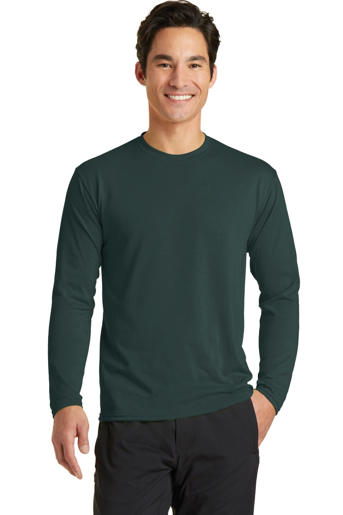 Port & Co ™  Long Sleeve Performance Blend Tee. PC381LS