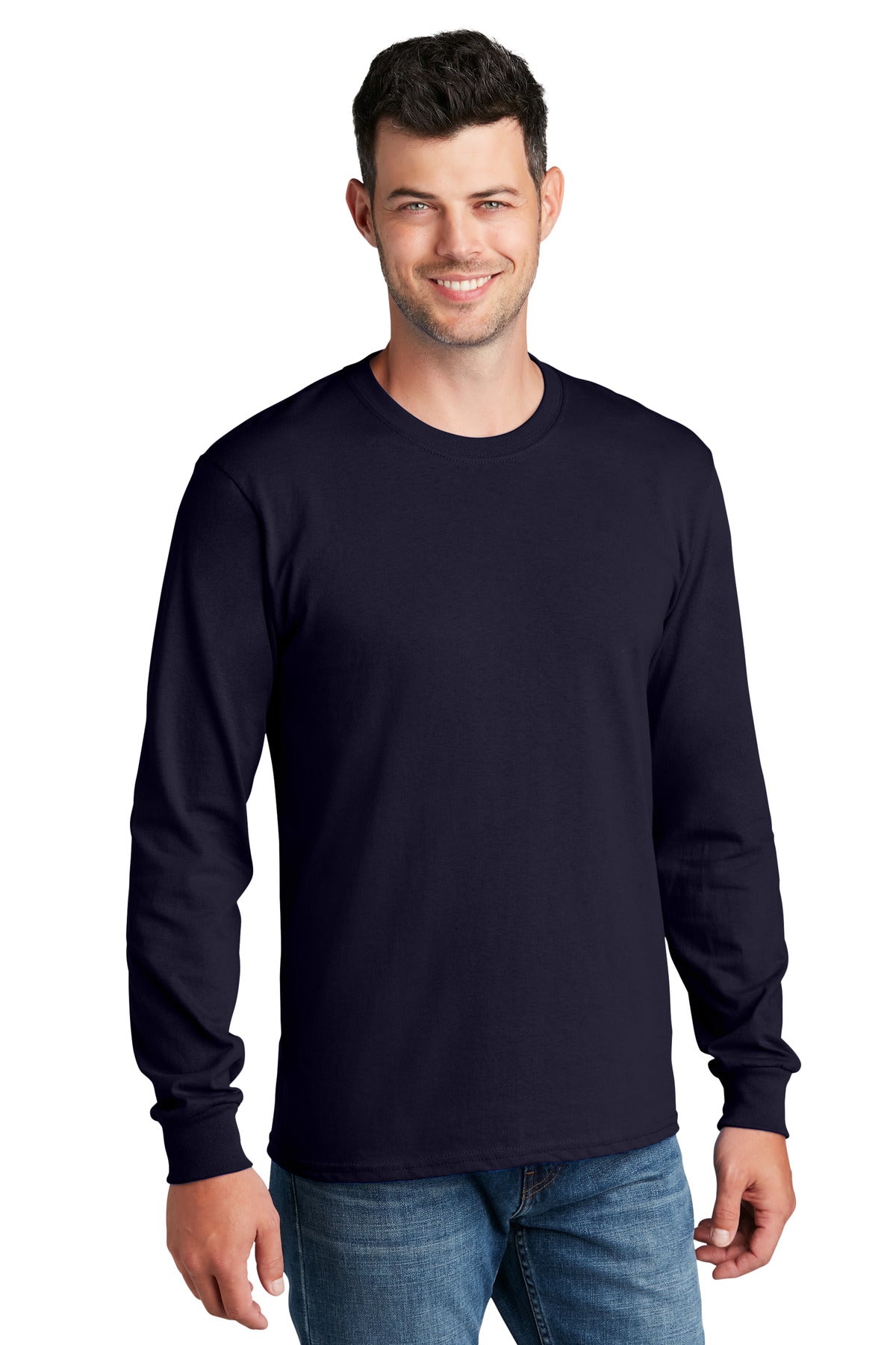 Port & Co ™  Long Sleeve Core Cotton Tee. PC54LS